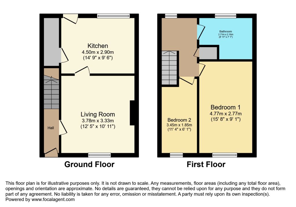 23, Wood Street
Maerdy, Ferndale floorplan