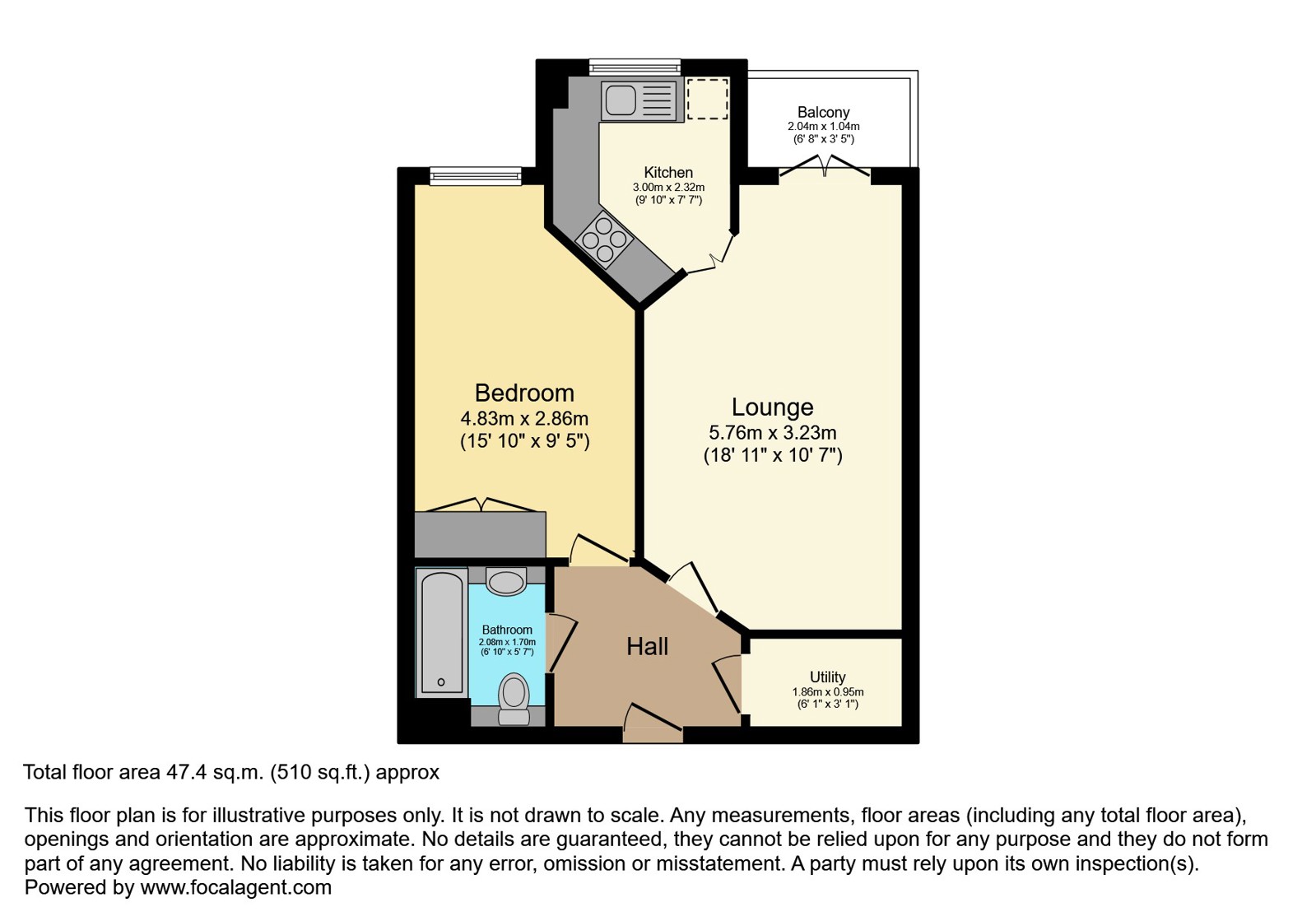 14, Read Court, Westgate-on-Sea floorplan