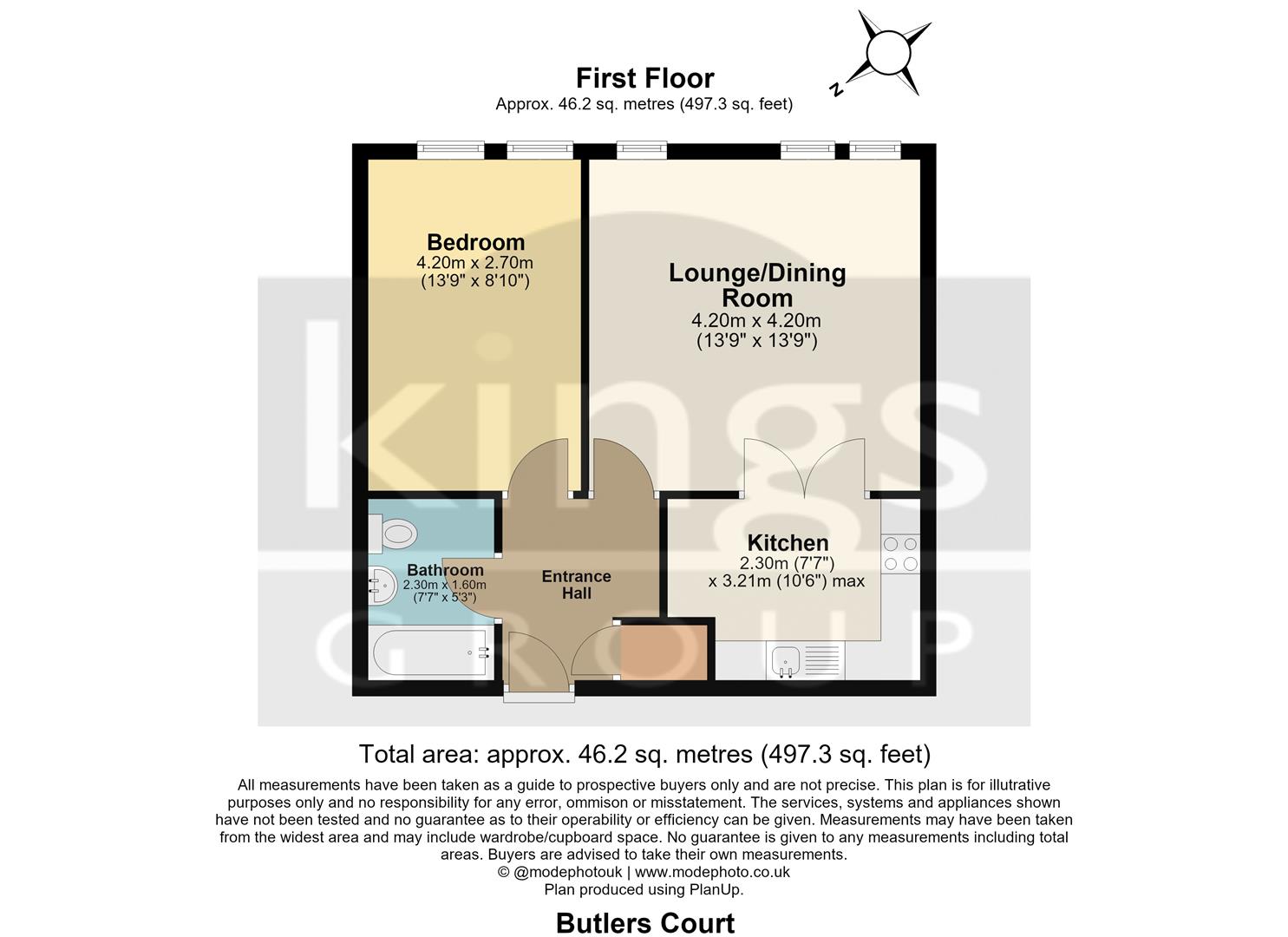 11, Butlers Court, Waltham Cross floorplan
