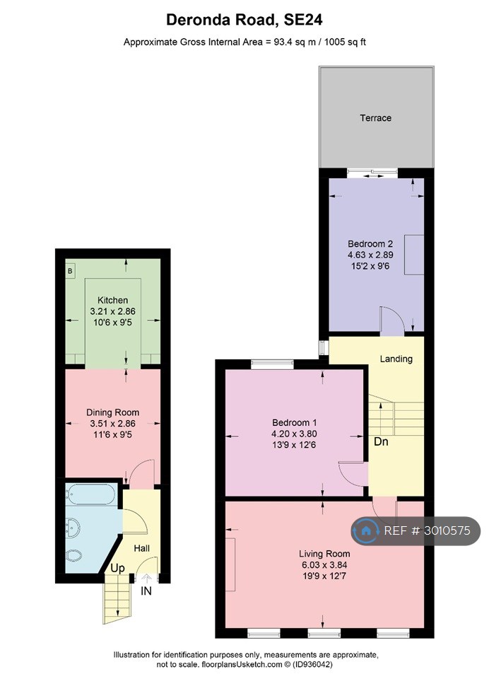 Deronda Road, Flat, London floorplan
