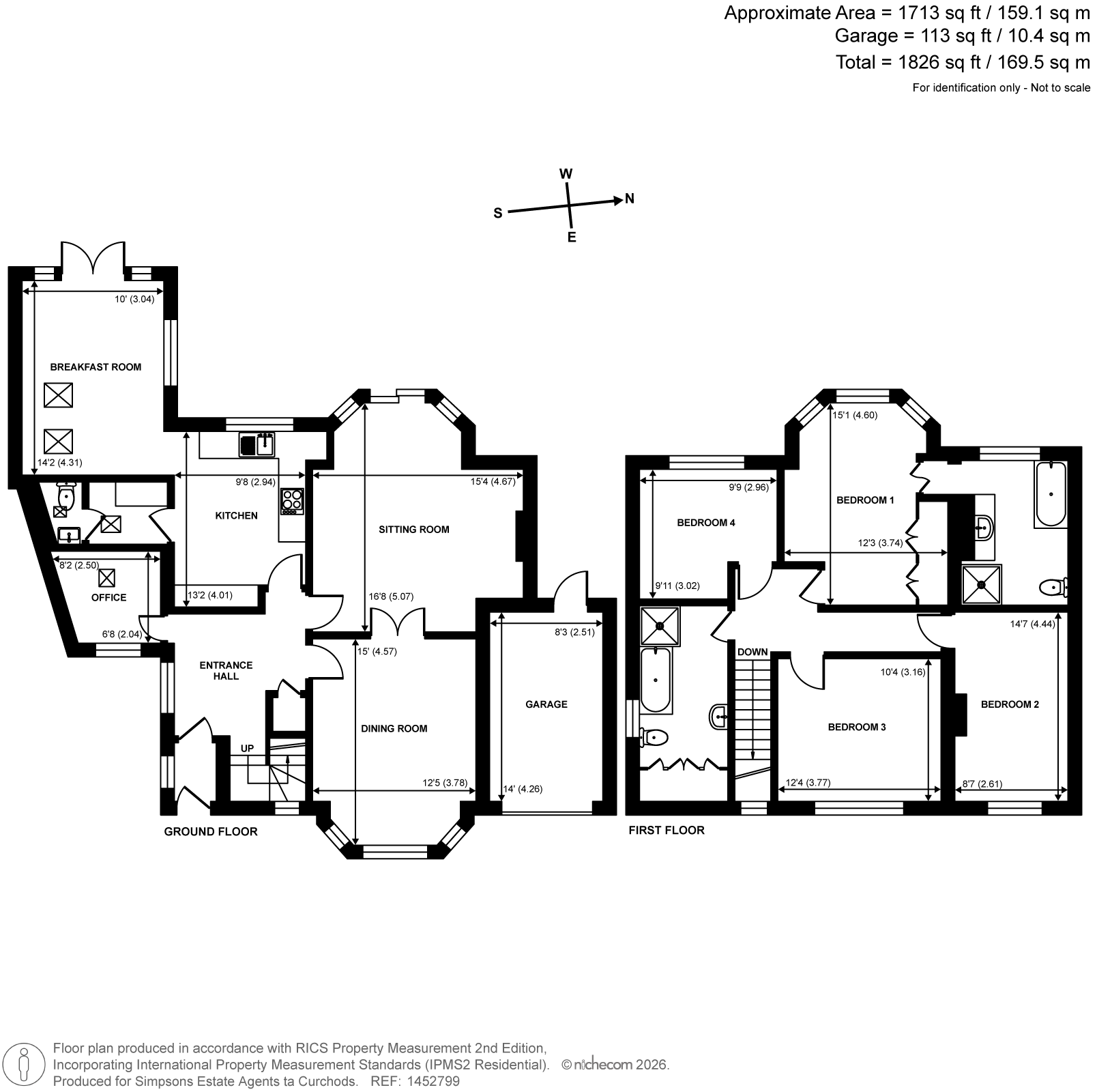 40, Avondale Avenue, Hinchley Wood floorplan