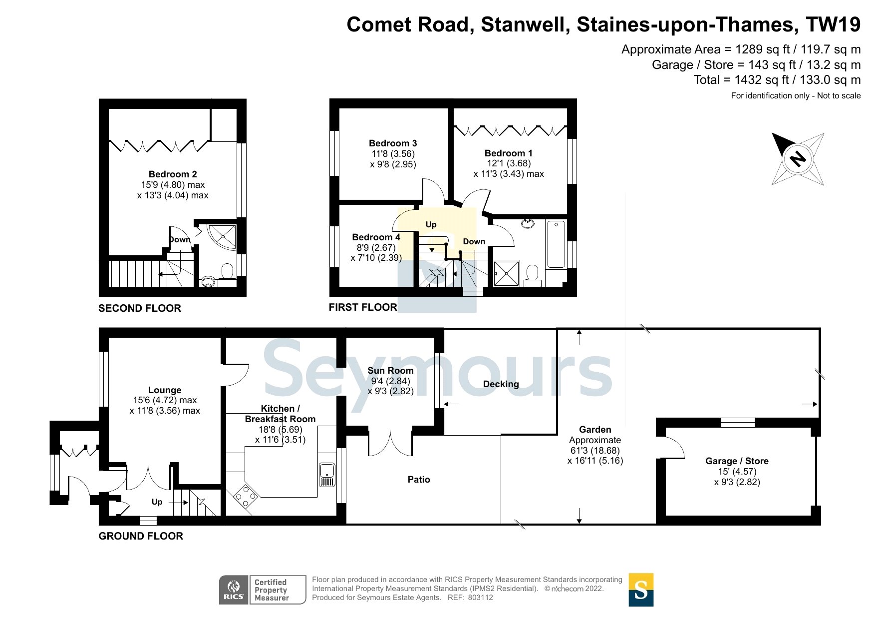 6, Comet Road, Staines floorplan