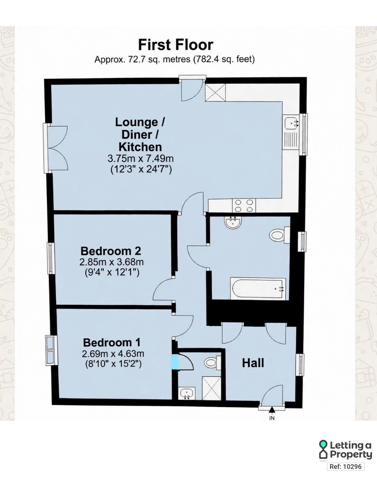 Flat 5, Lydford House, 1, Ravens Dene, Chislehurst floorplan