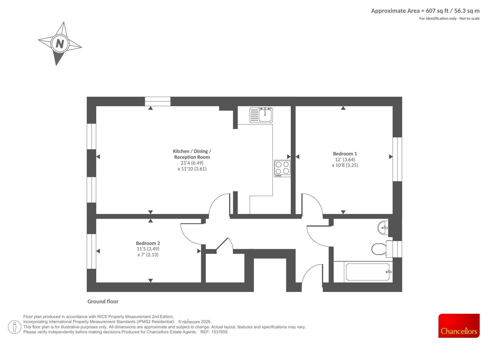 Gomer Road, Surrey floorplan