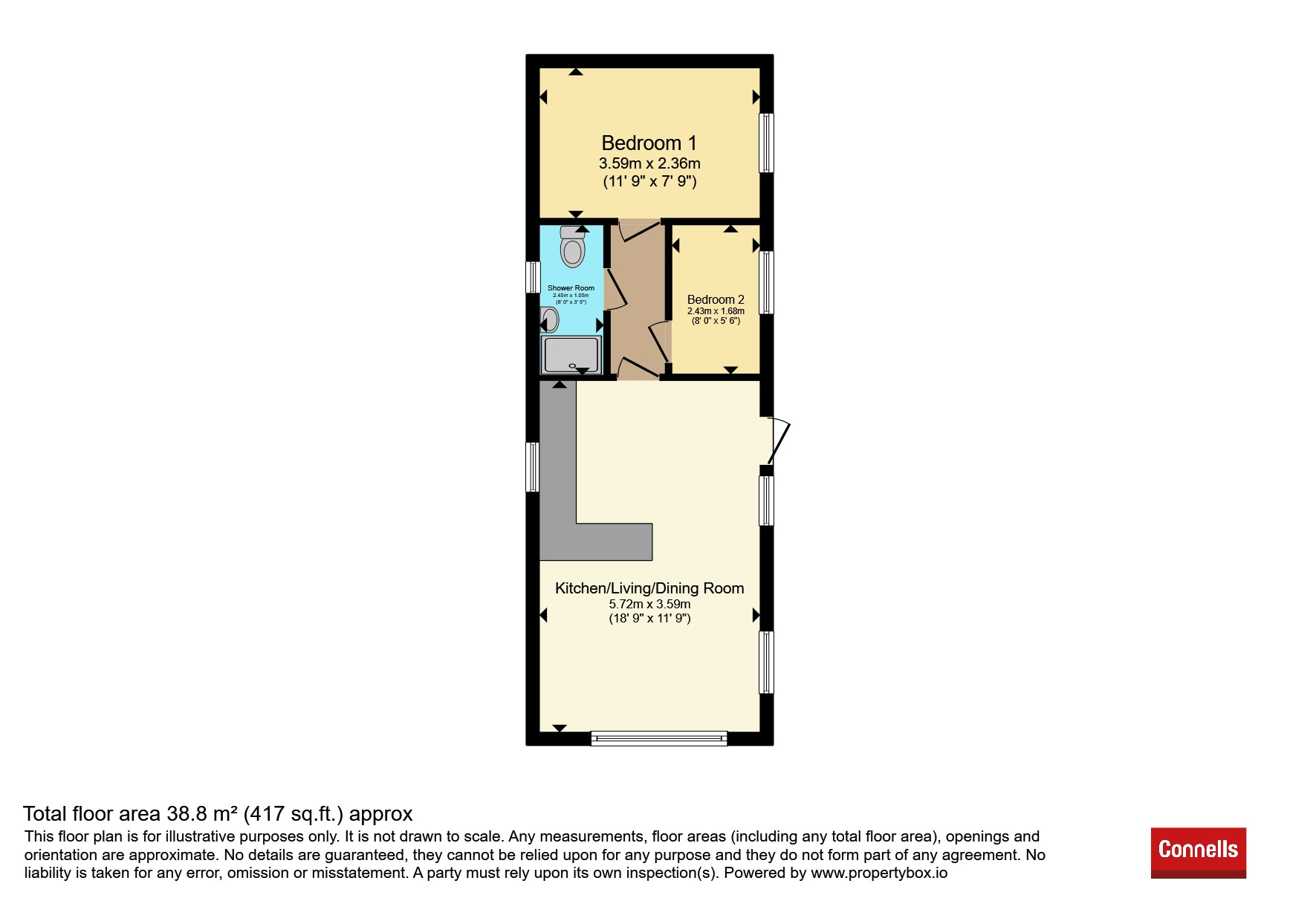 29 Hedge End, Waterside Holiday Park, 65, Bowleaze Coveway, Weymouth floorplan