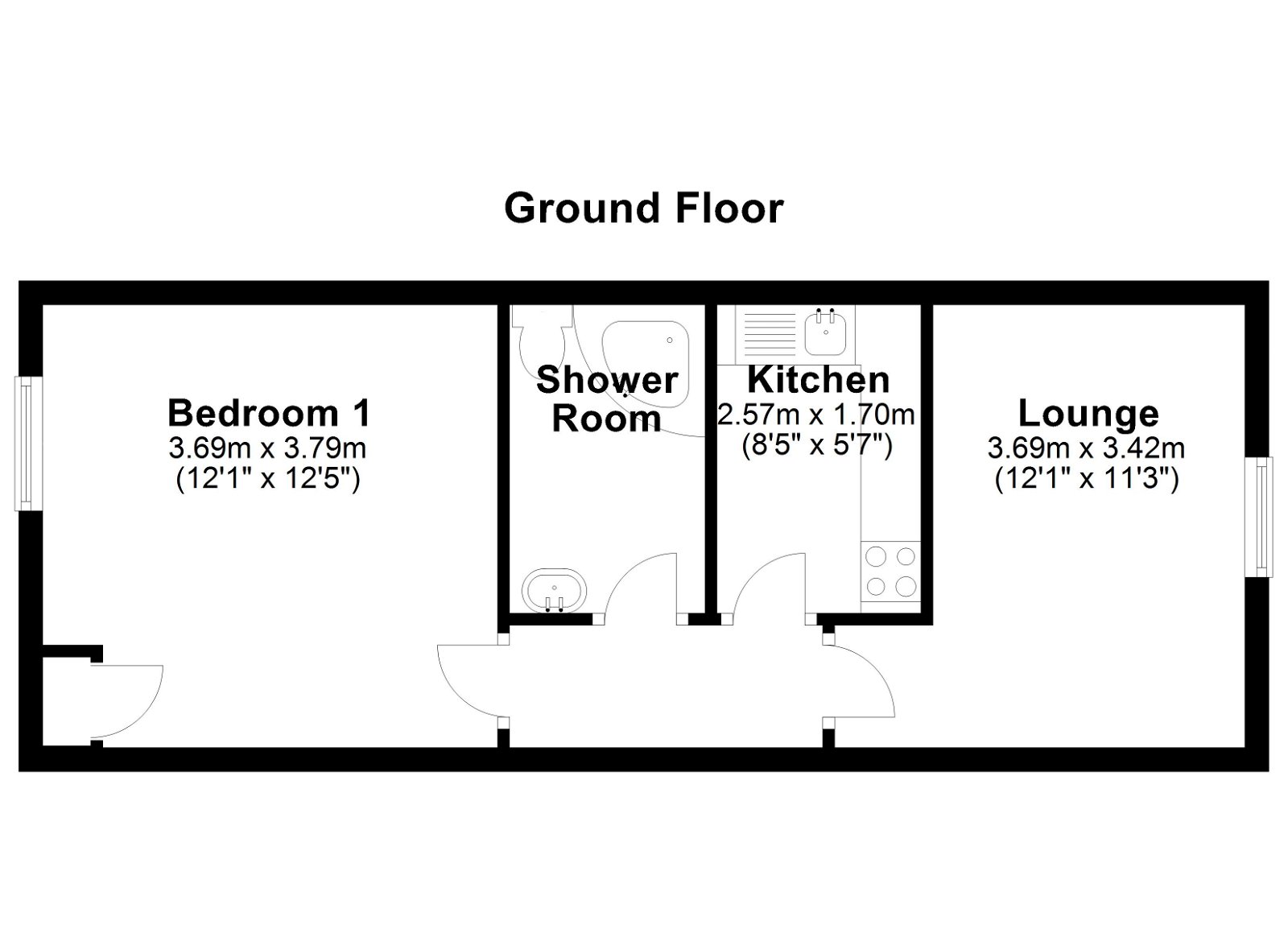 Haddington Road, Stoke, Plymouth PL2, 1 bedroom flat for sale