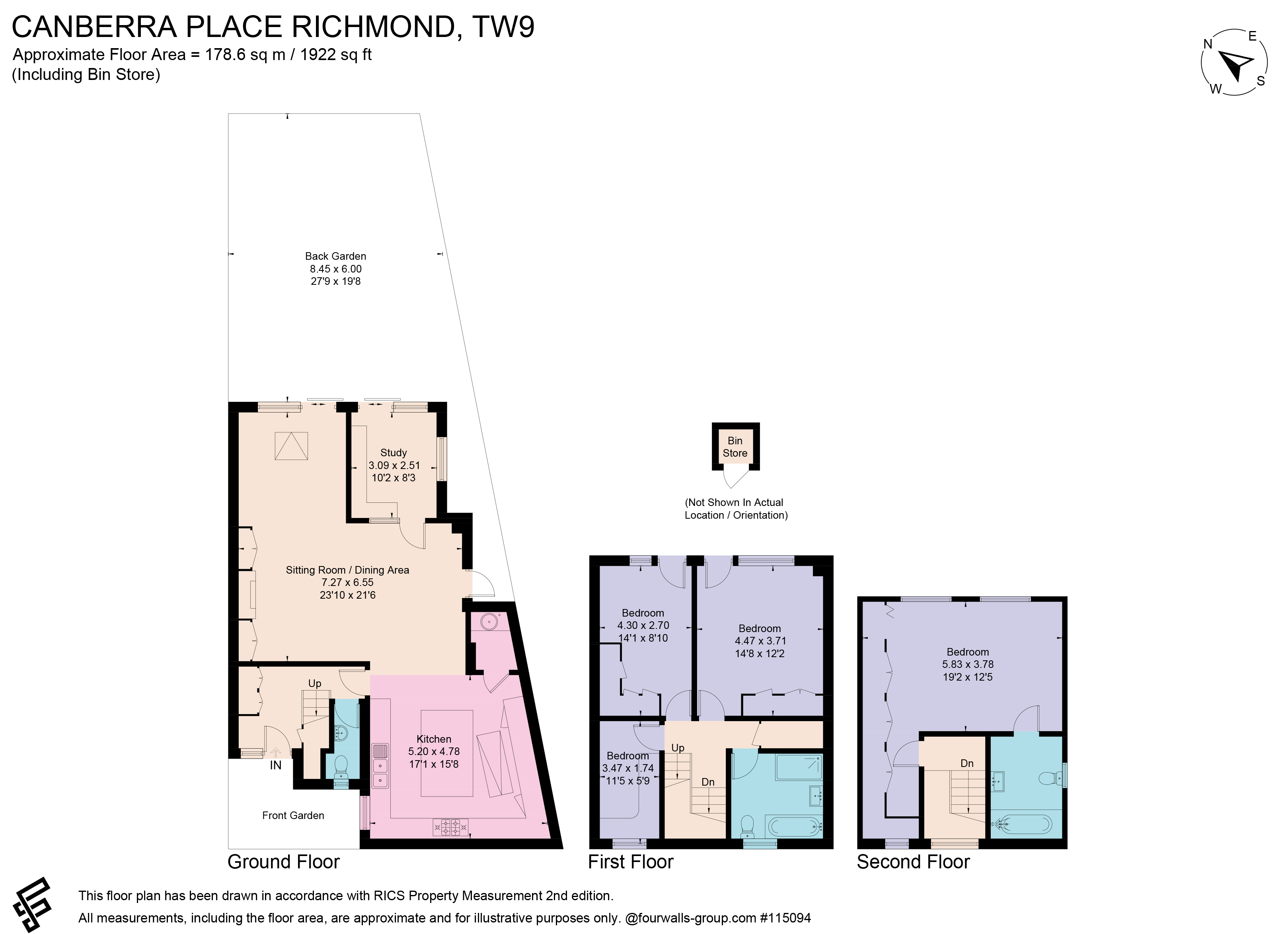 7, Canberra Place, Richmond floorplan