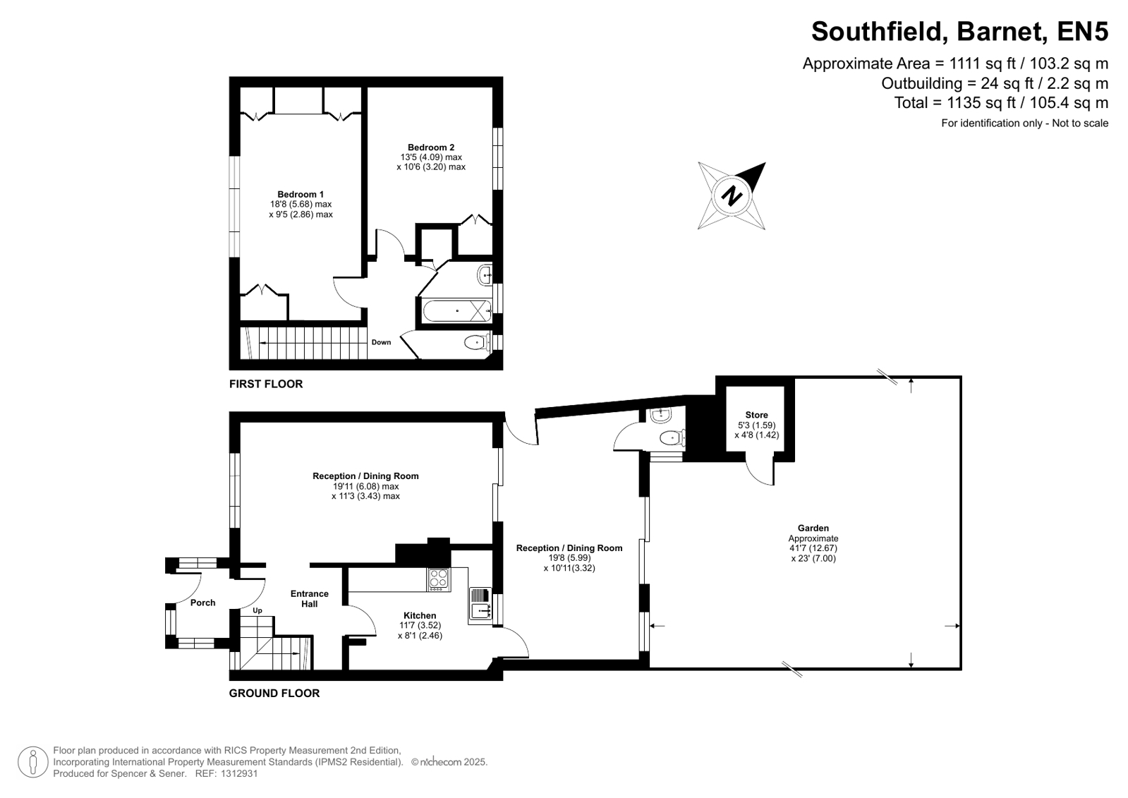 7, Southfield, Barnet floorplan