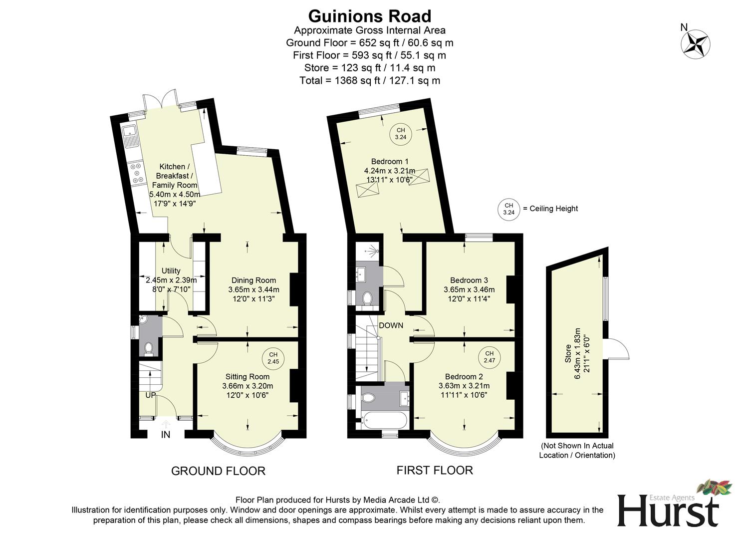 Guinions Road, High Wycombe floorplan