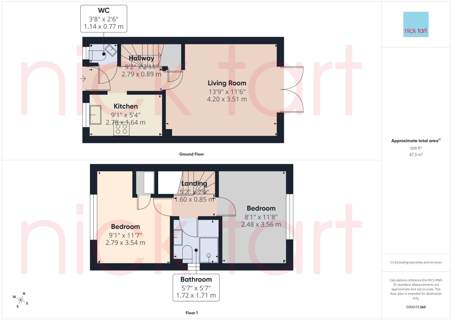 7, Anselm Court, Telford floorplan