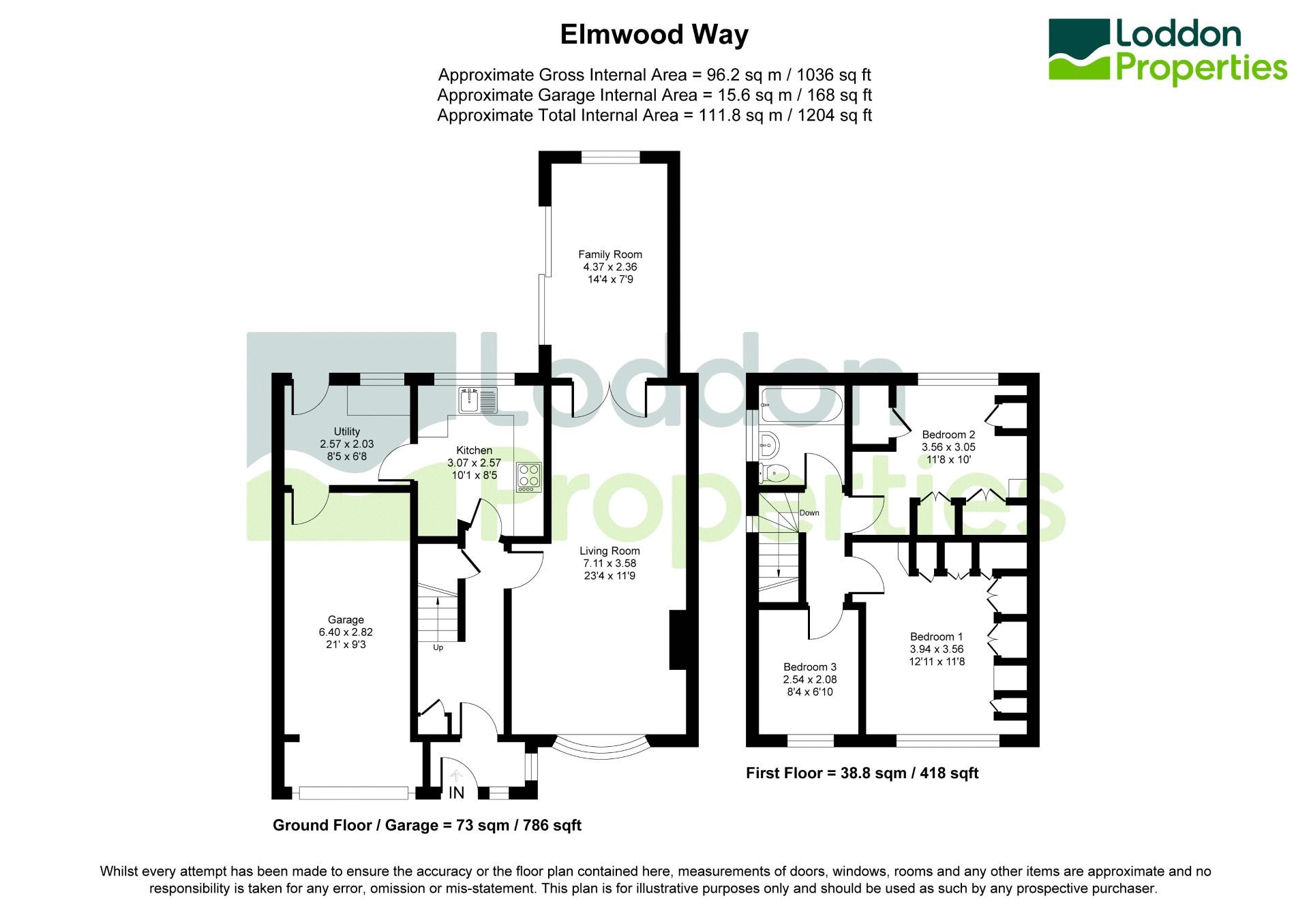 102, Elmwood Way, Basingstoke floorplan