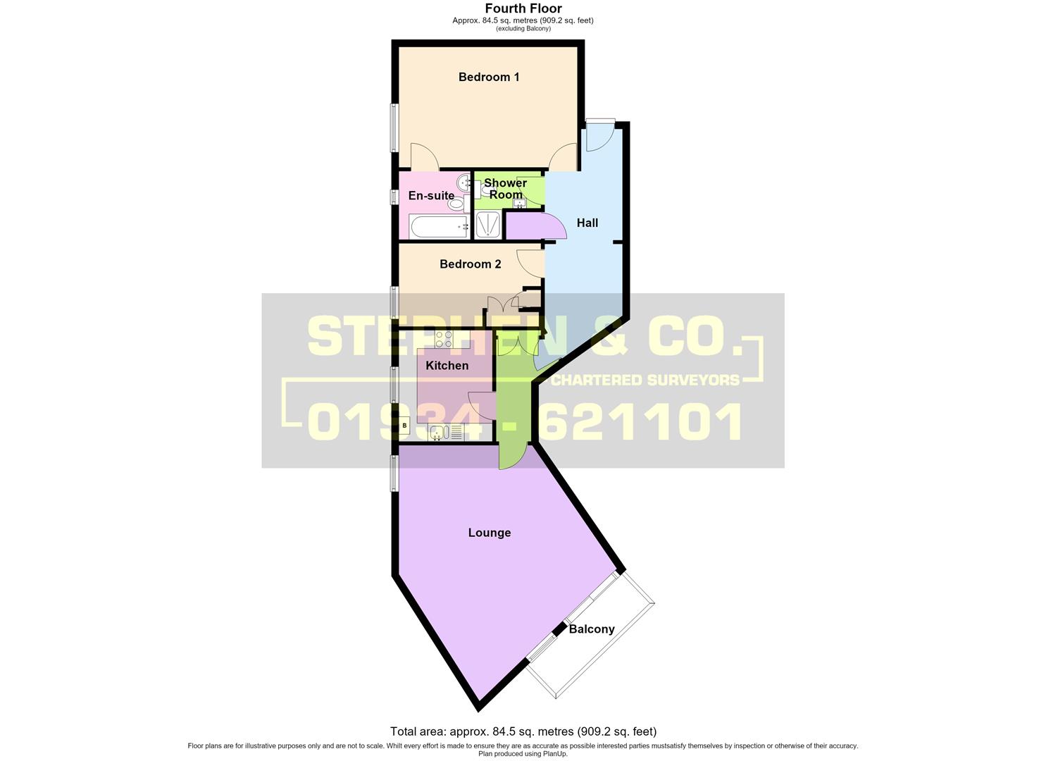 16 Tivoli House, Boulevard, Weston-Super-Mare floorplan