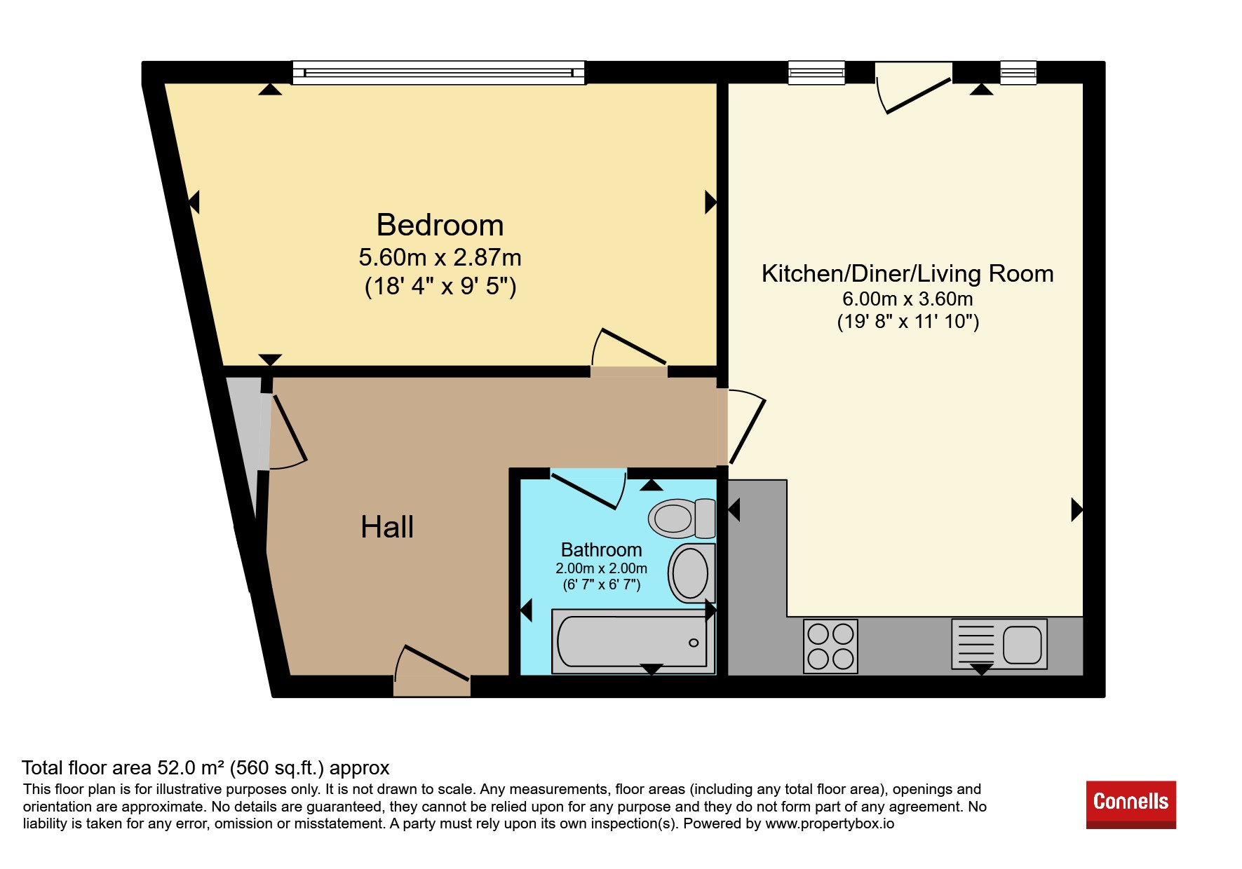 Flat 7, Kings Oak, 2, Harborne Park Road, Birmingham floorplan