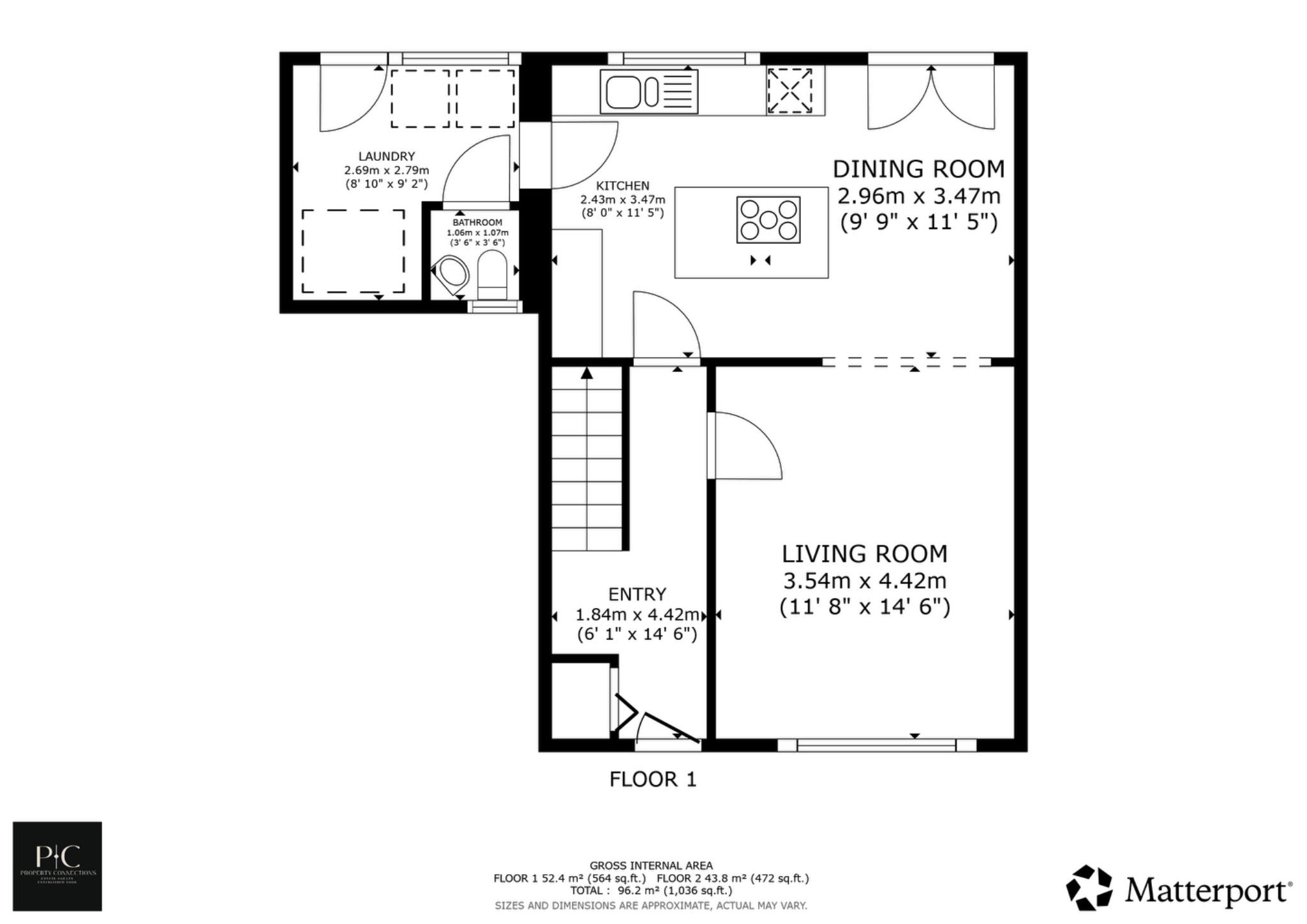 21 Woodside Road, Tullibody, Clackmannanshire floorplan