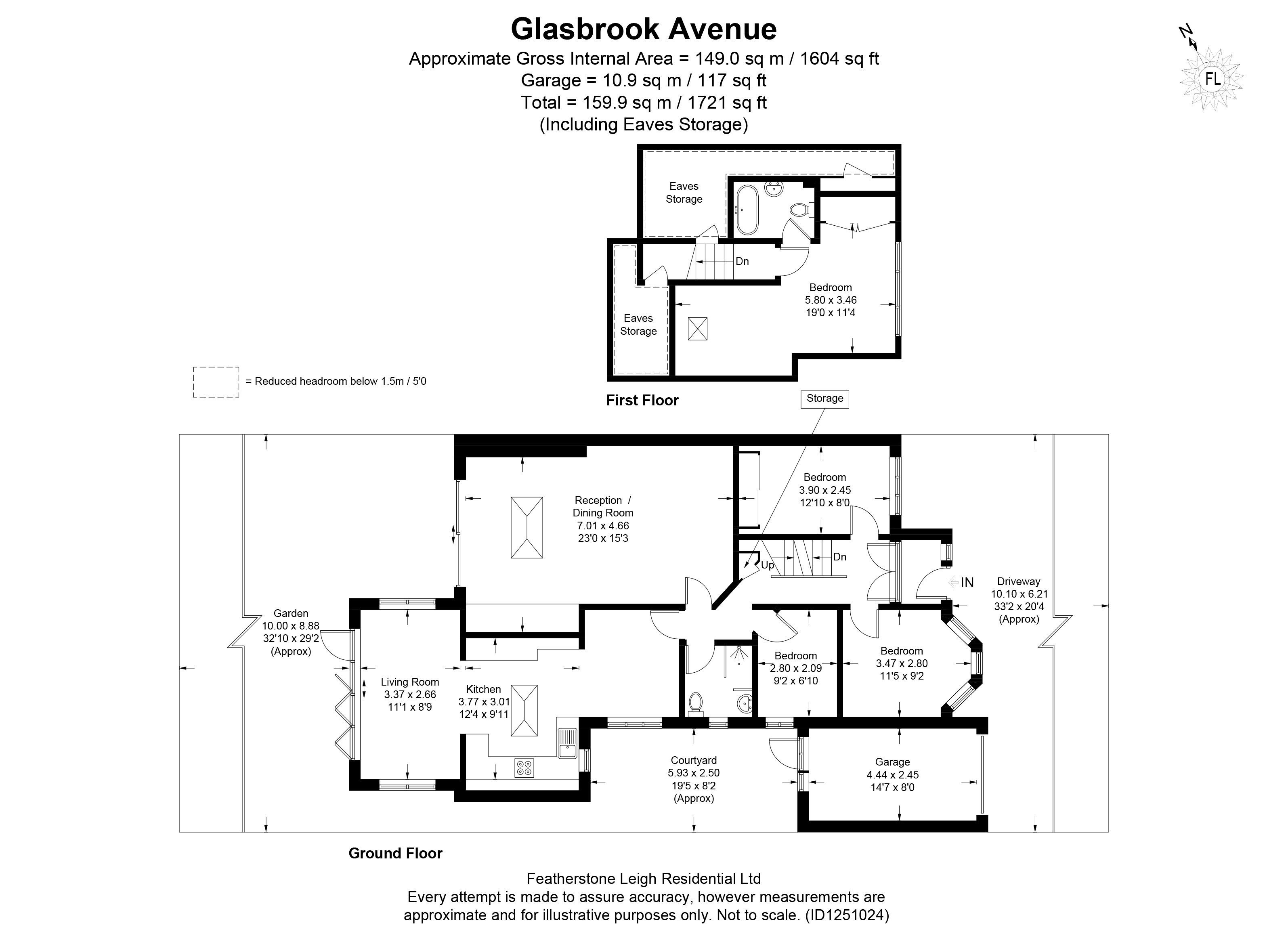 34, Glasbrook Avenue, Twickenham floorplan