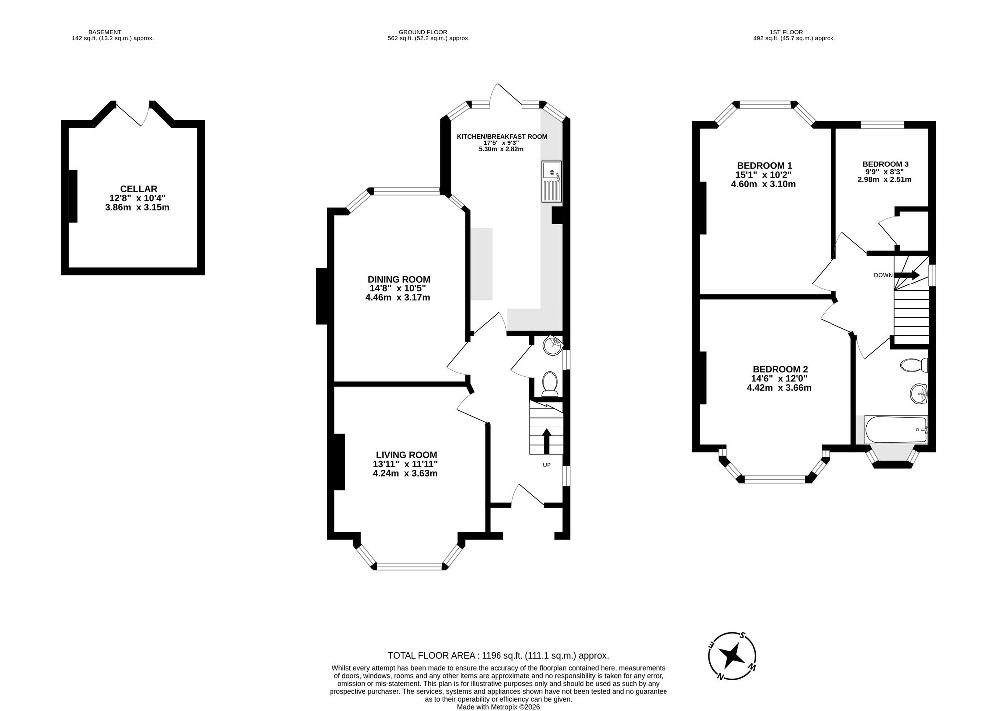 1 Plumer Road, High Wycombe floorplan