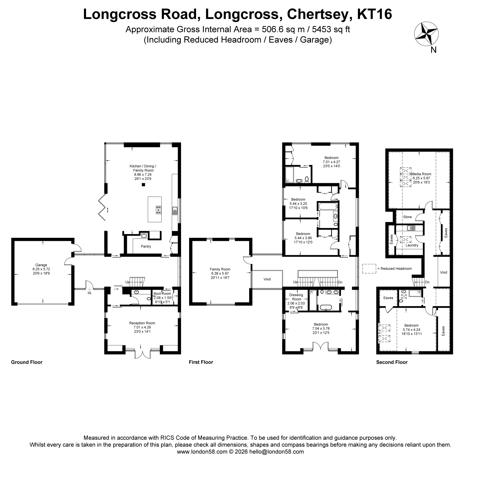 3 Windlebrook Park,, Longcross Road, Chertsey floorplan
