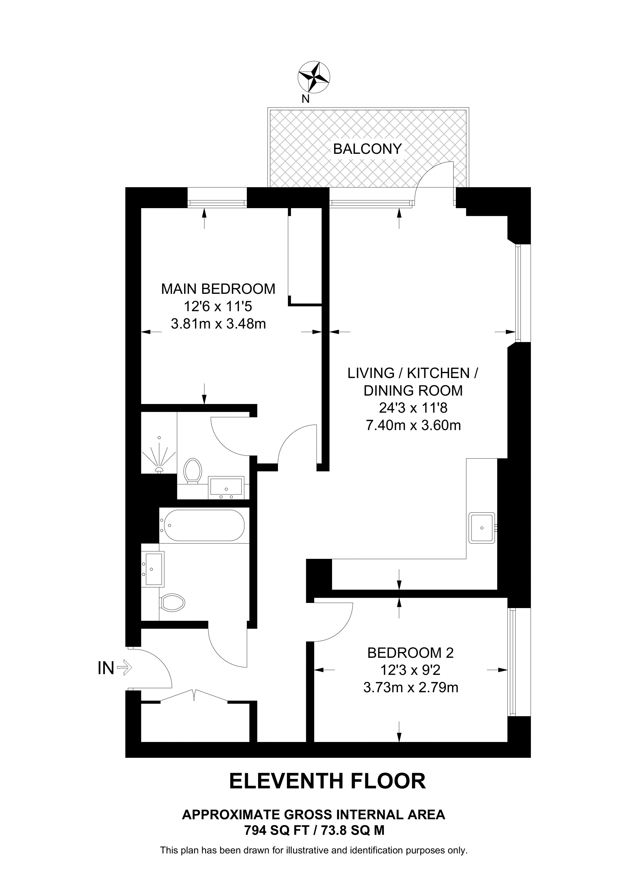 Waterline Way, Deptford floorplan