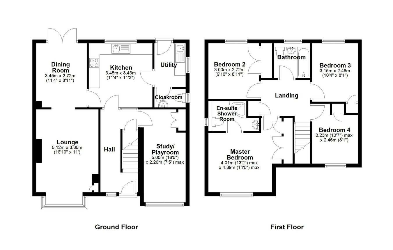 23, Webb Close, Letchworth Garden City floorplan