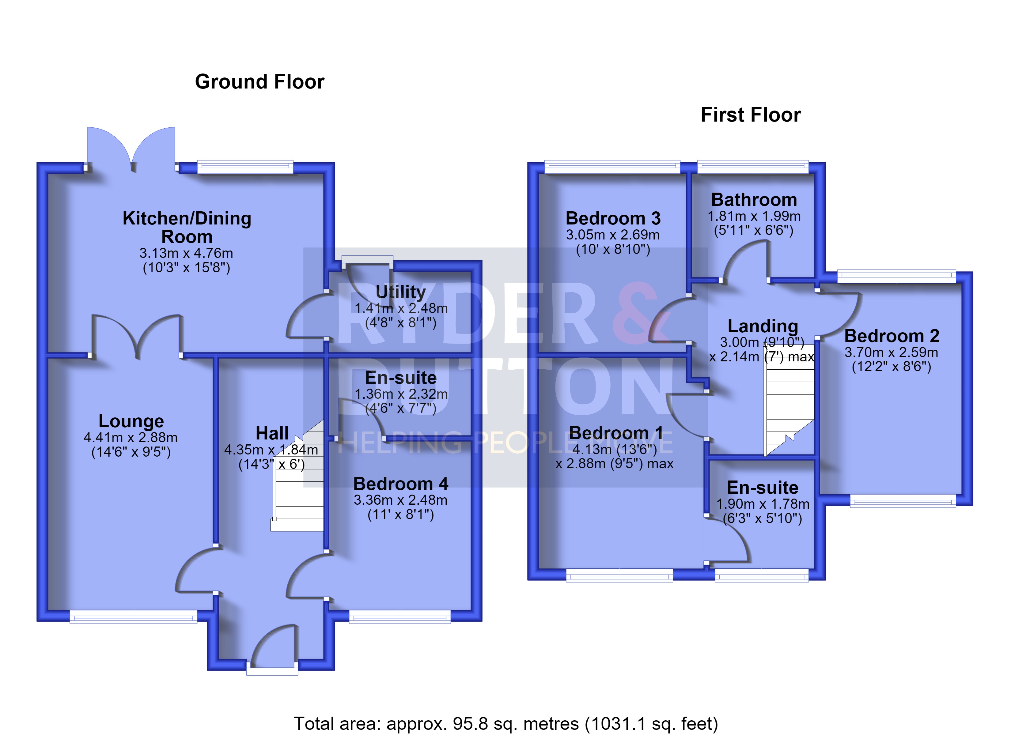 32, Fisherfield, Rochdale floorplan