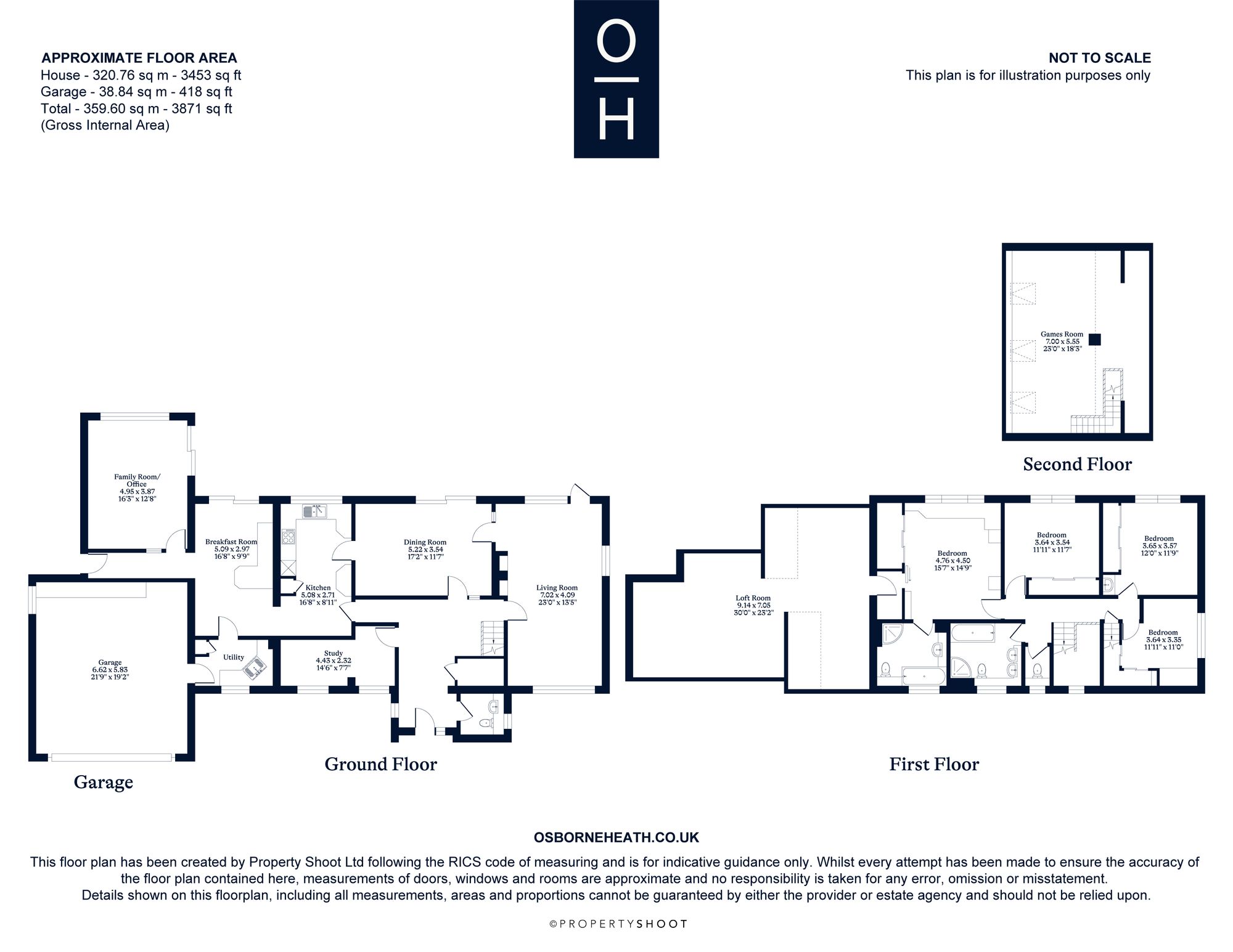 Coppice House Whynstones Road, Ascot floorplan