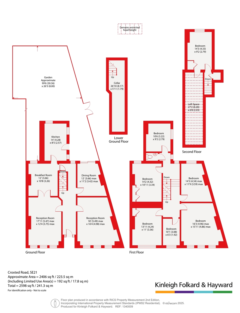 293, Croxted Road, London floorplan