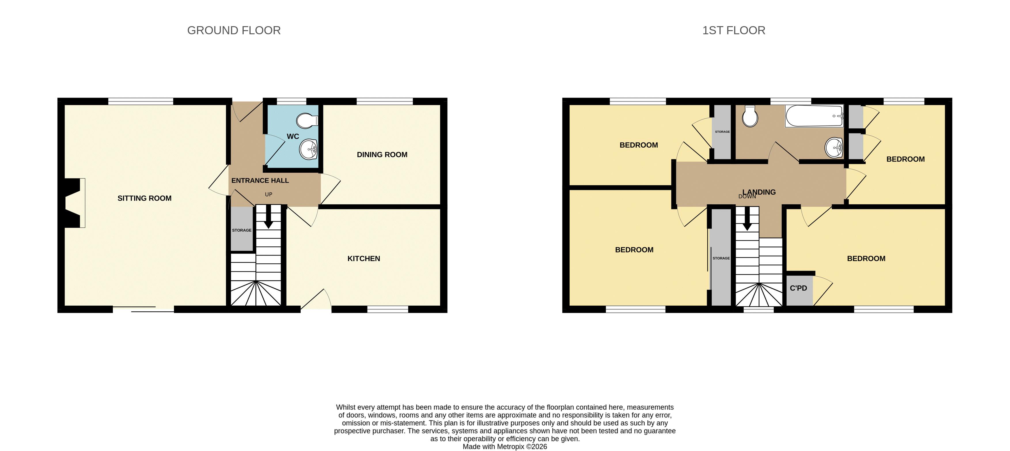 83, Nowton Road, Bury St. Edmunds floorplan