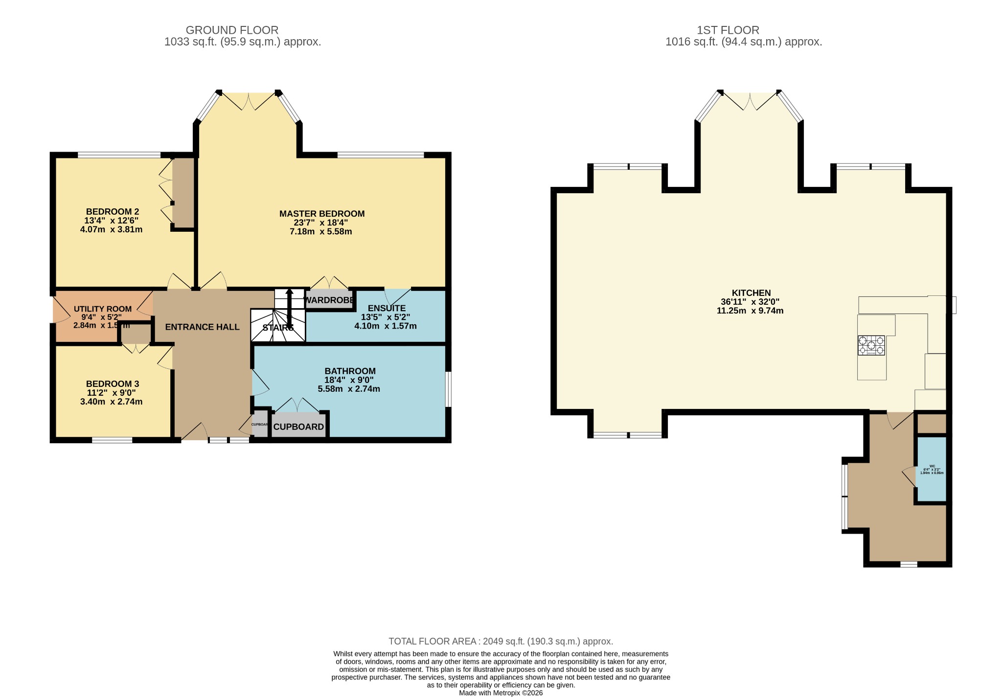 The Yardarm, -, Dunoon floorplan