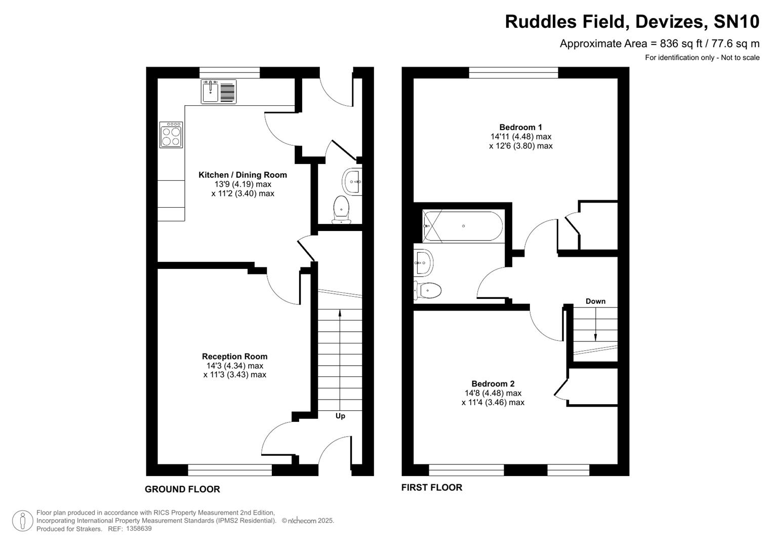 11, Ruddles Field, Devizes floorplan