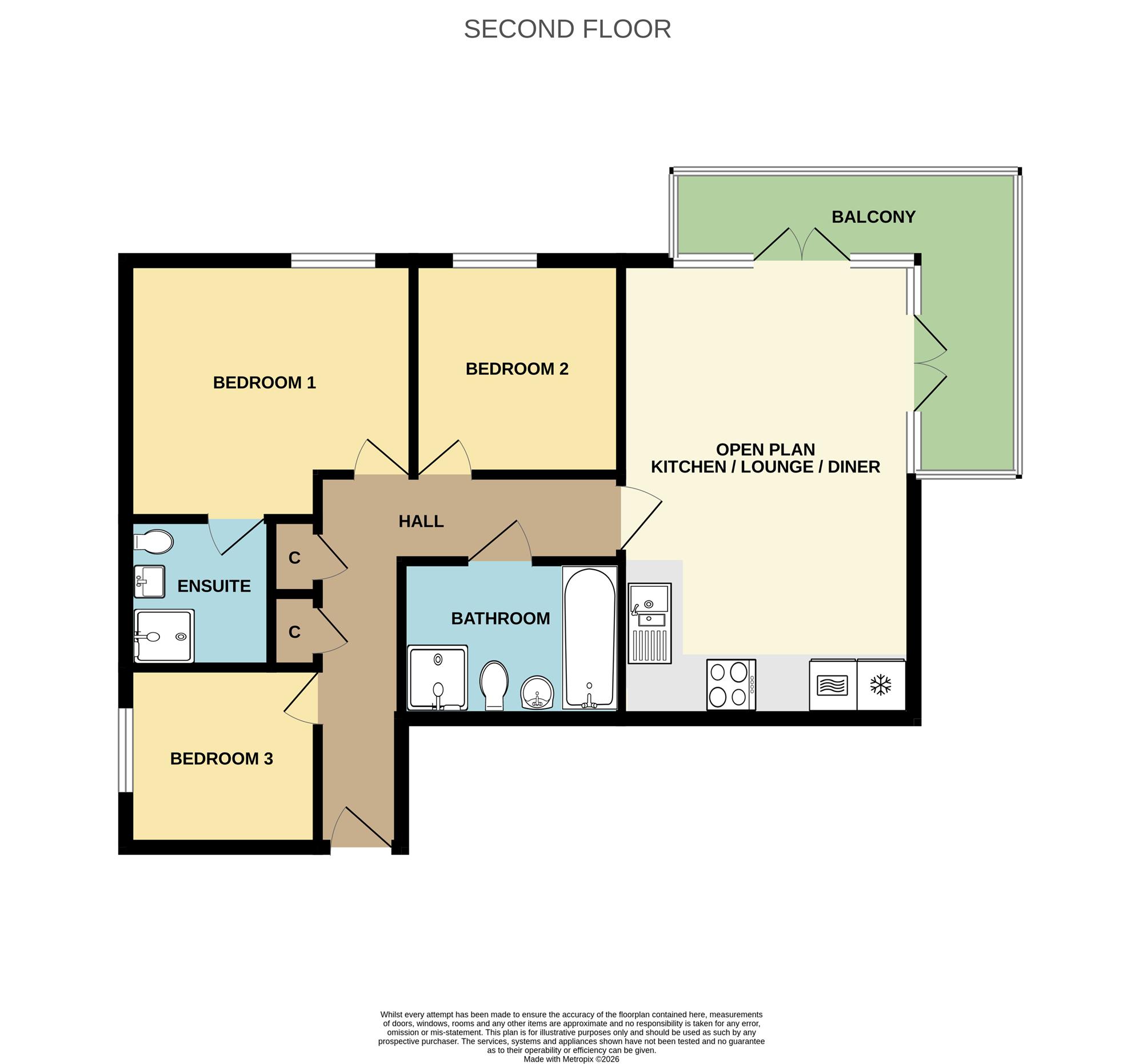 7, James House, Brightlingsea floorplan