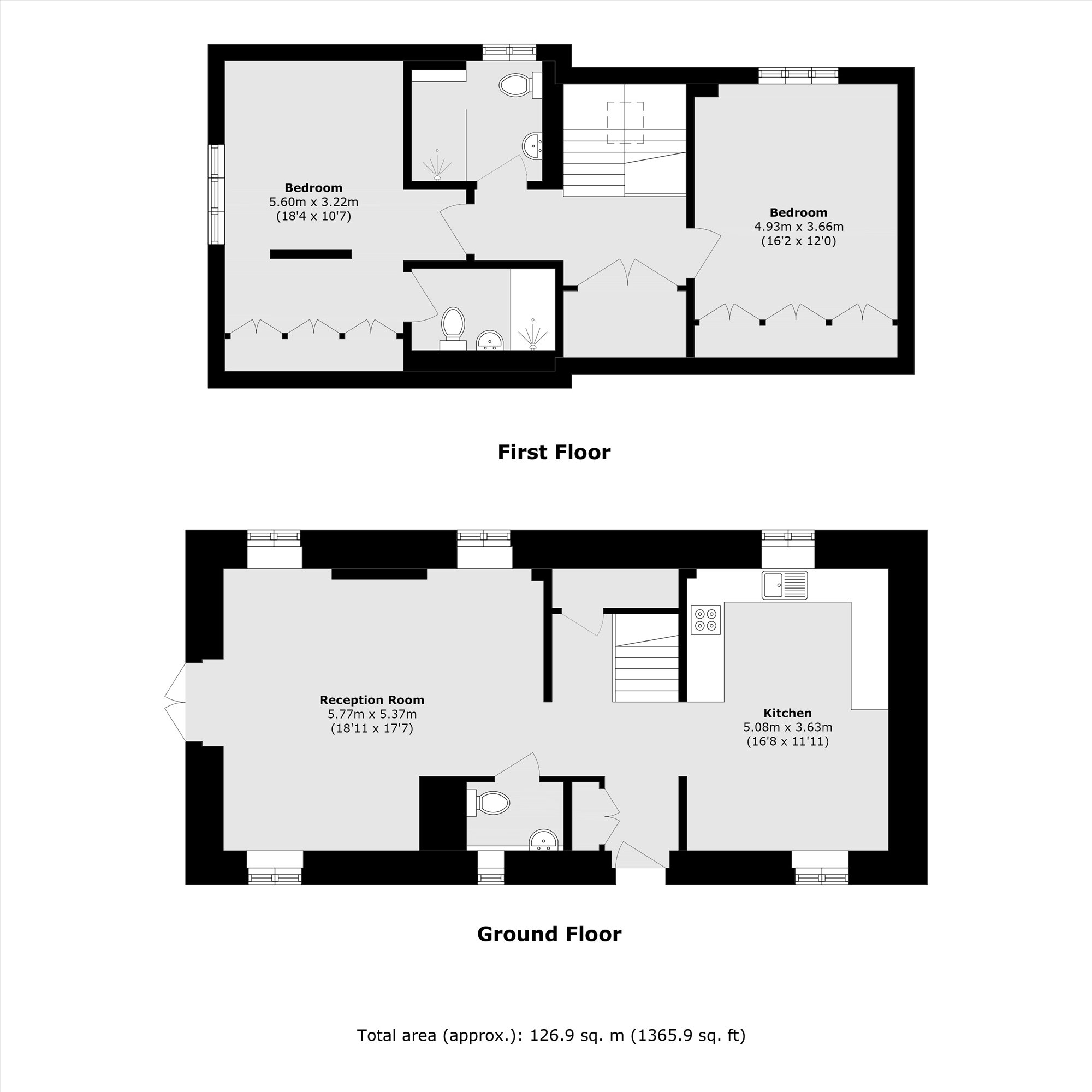 1, Coach House Mews, Walton-On-Thames floorplan