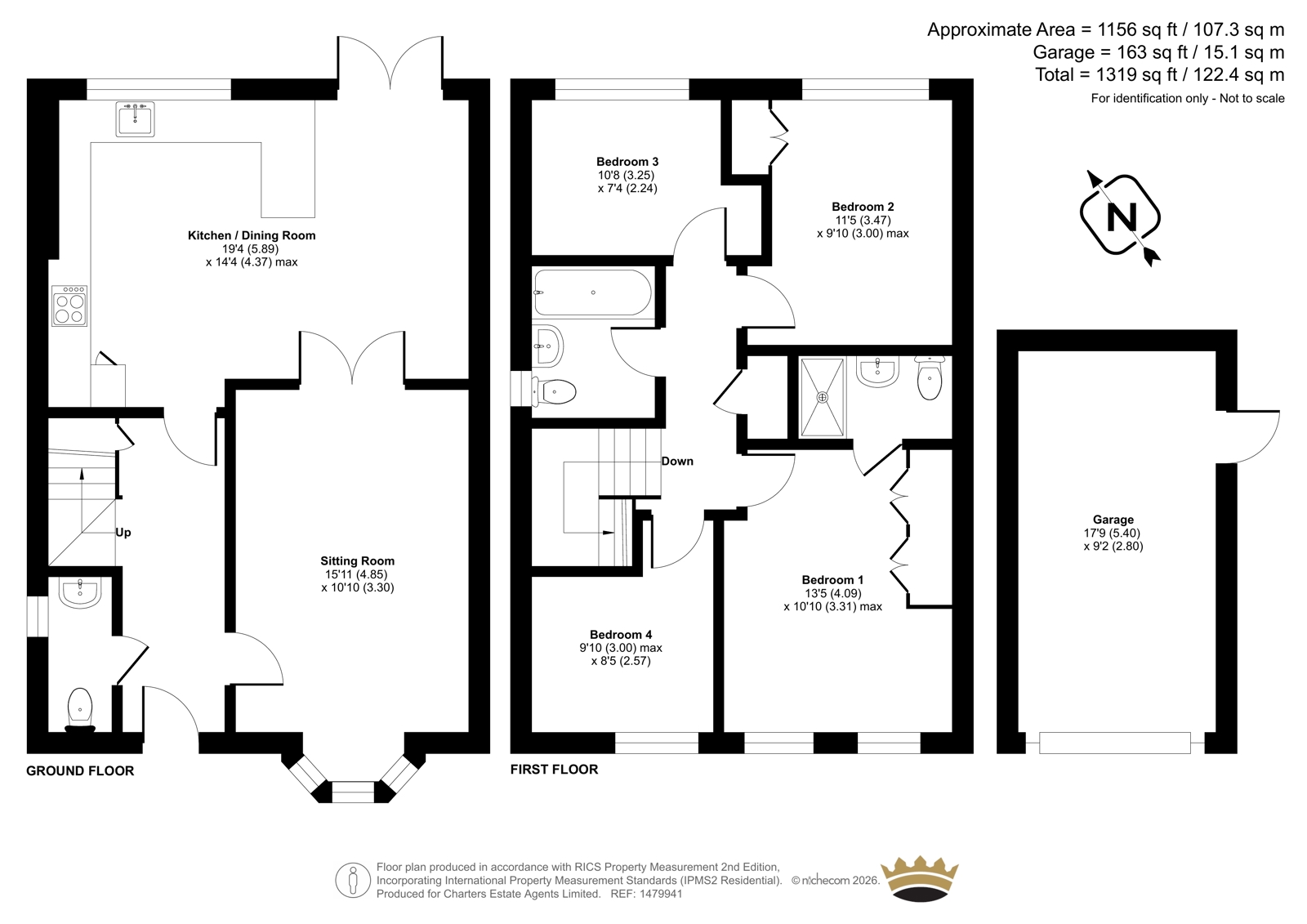 94, Findon Road, Worthing floorplan