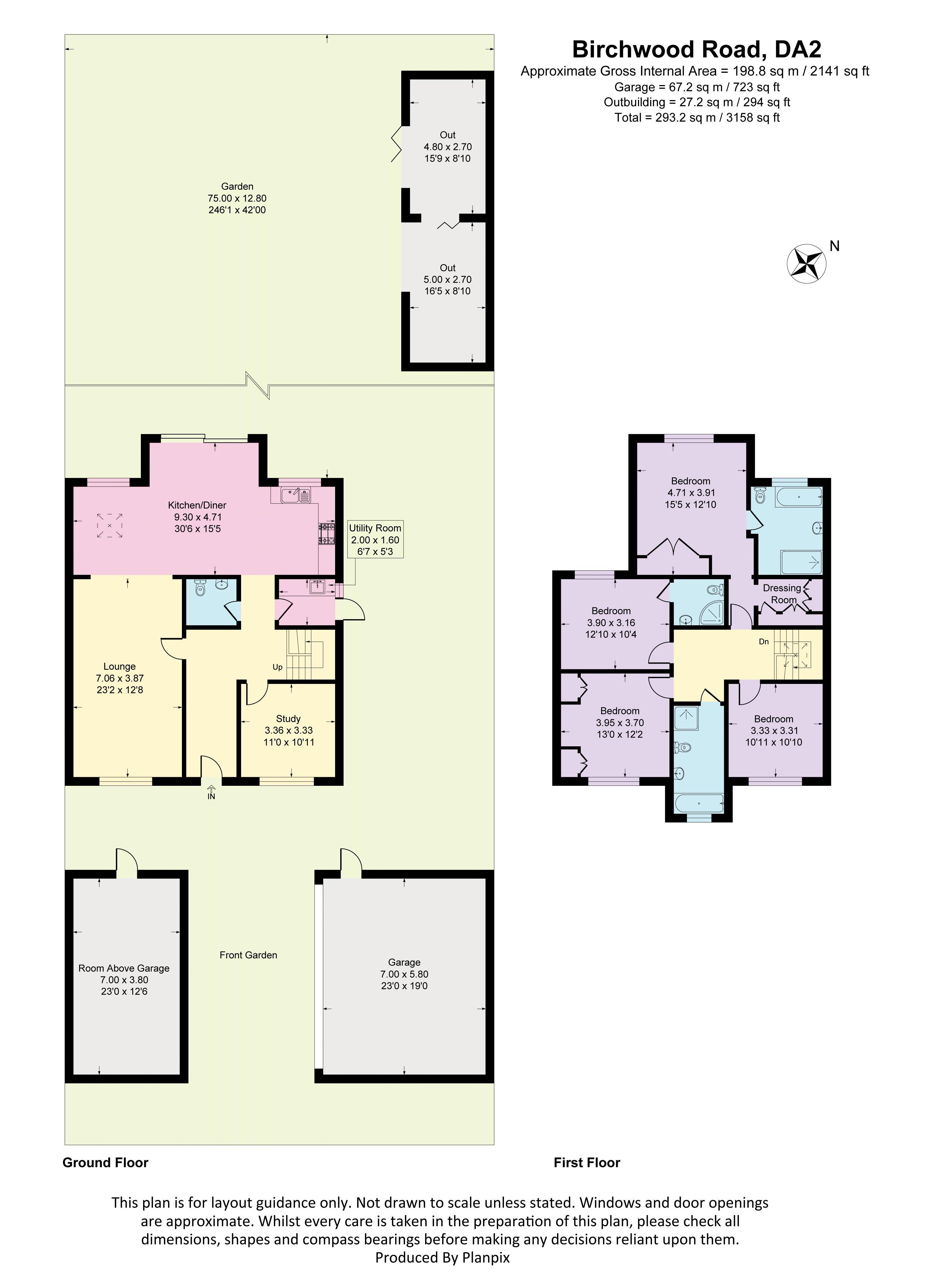 206, Birchwood Road, Wilmington floorplan