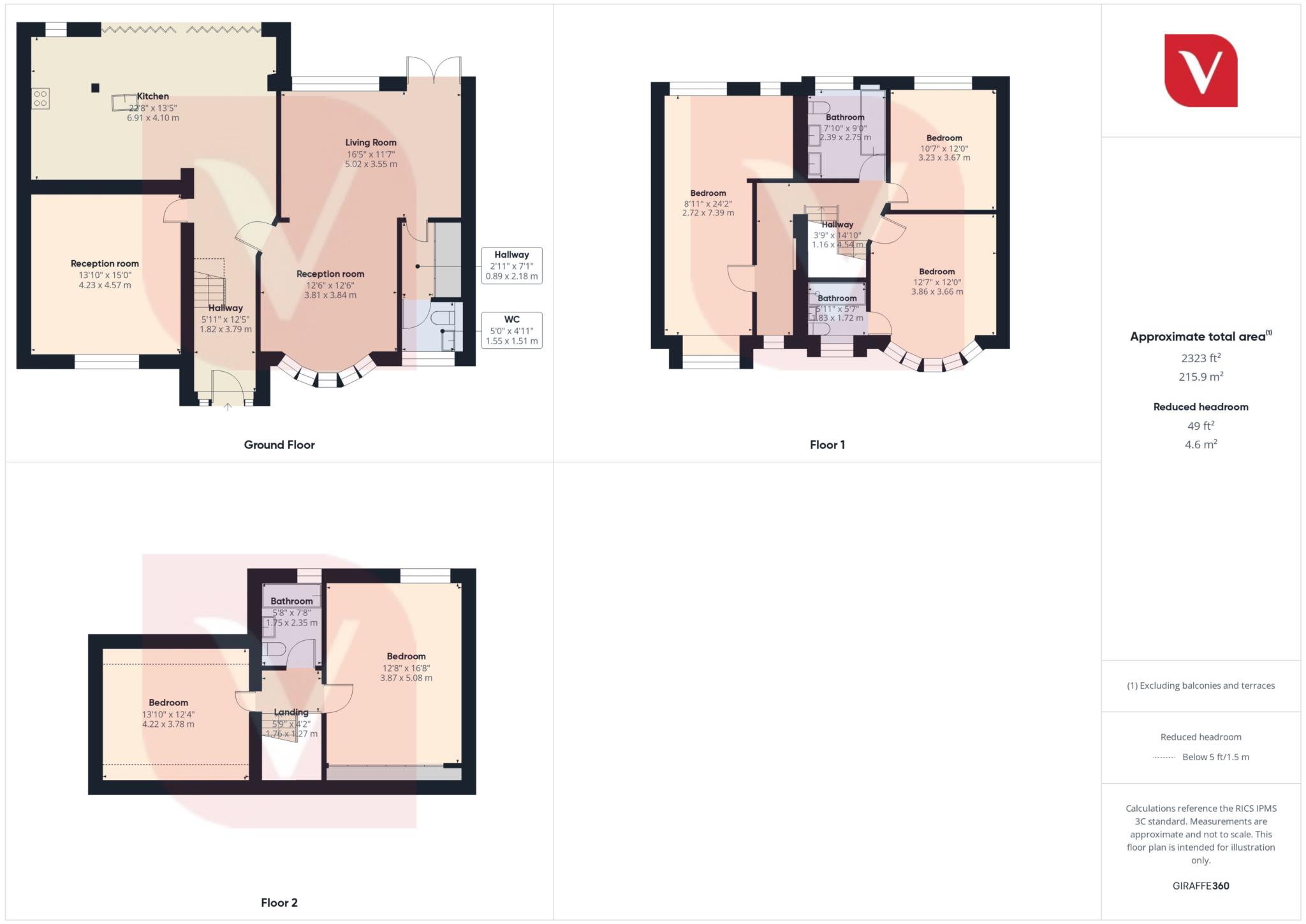 65, Fountains Road, Luton floorplan