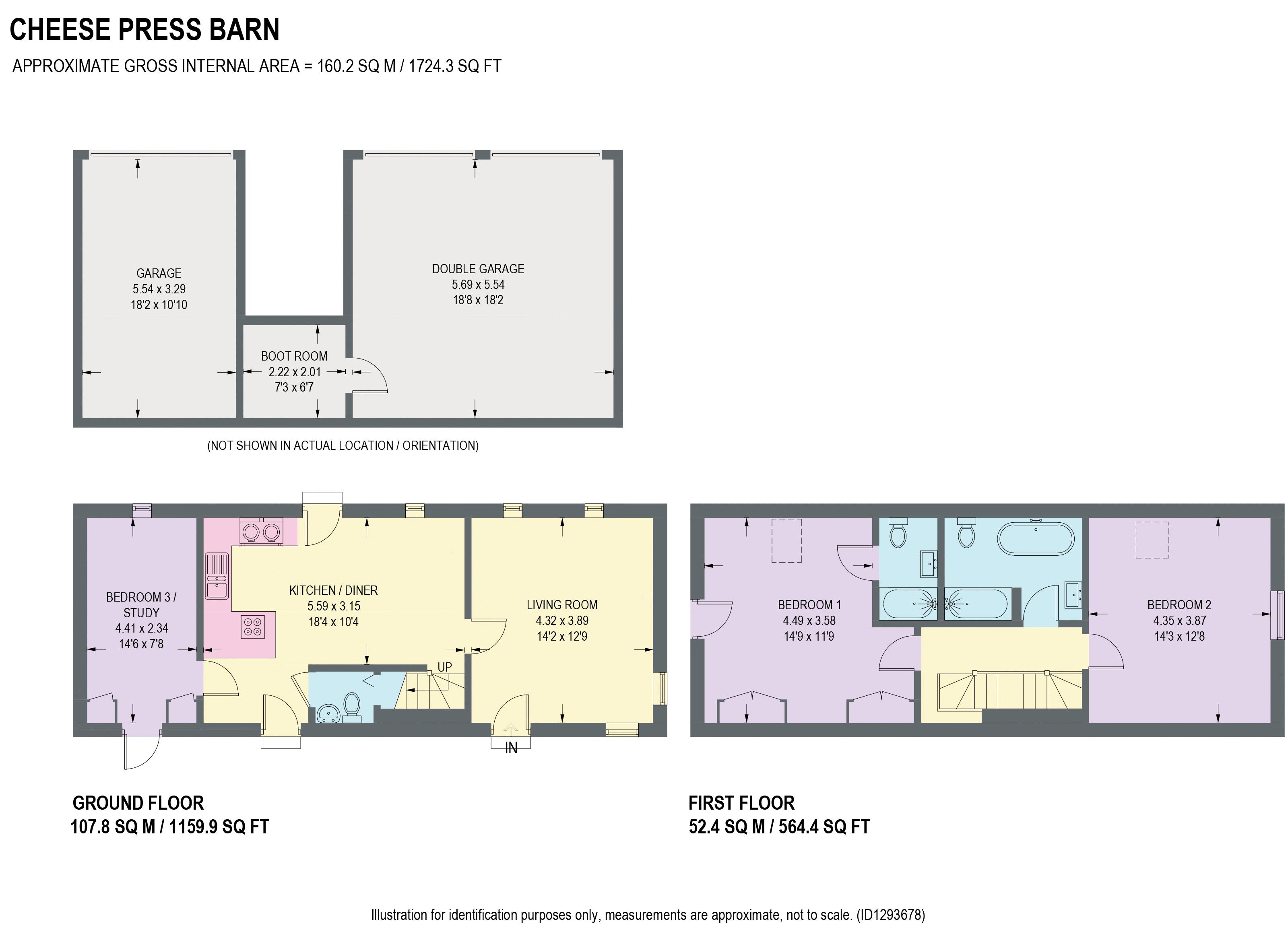Cheese Press Barn, Coach Road, Overton, Chesterfield floorplan