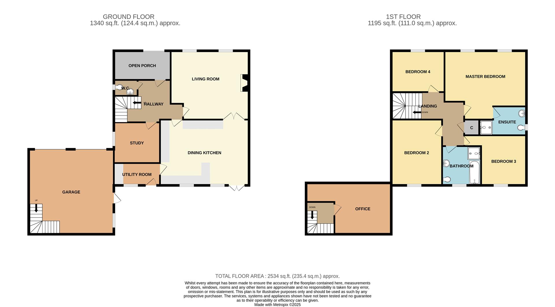 14, Monckton Rise, South Newbald floorplan