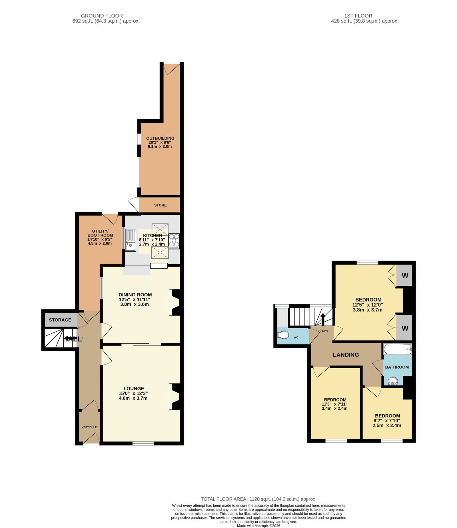 56, Old Street, Upton-upon-Severn floorplan