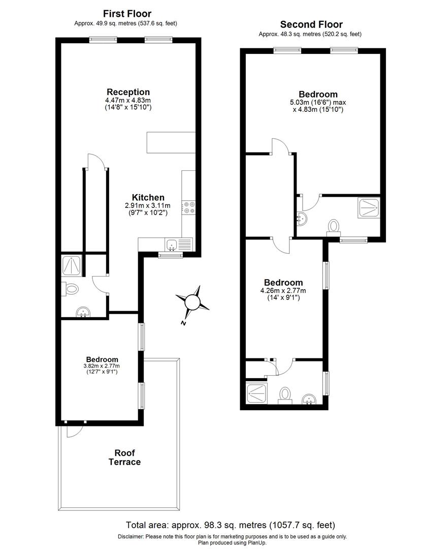 137a, Kingston Road, London floorplan