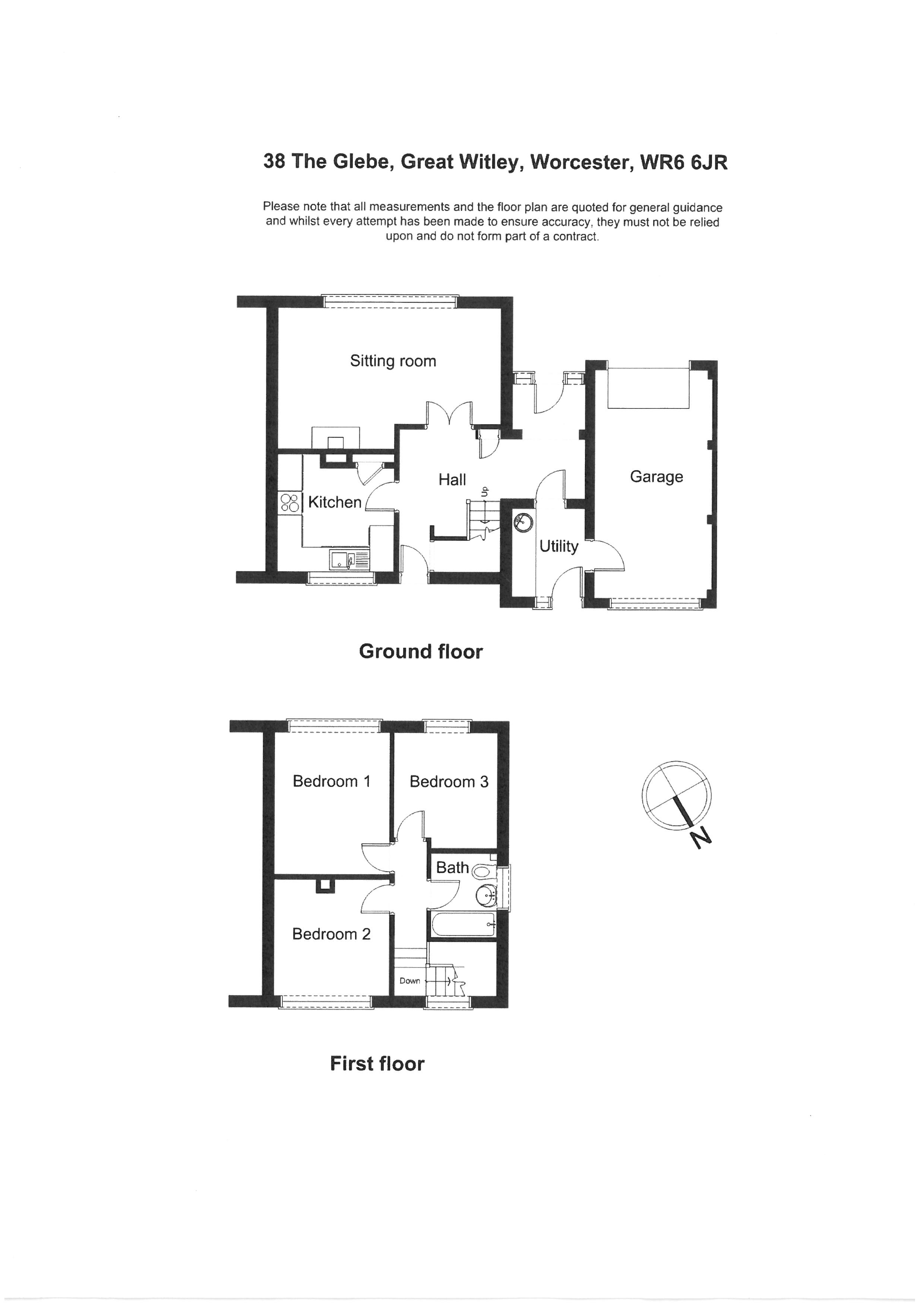 38, The Glebe, Worcester floorplan