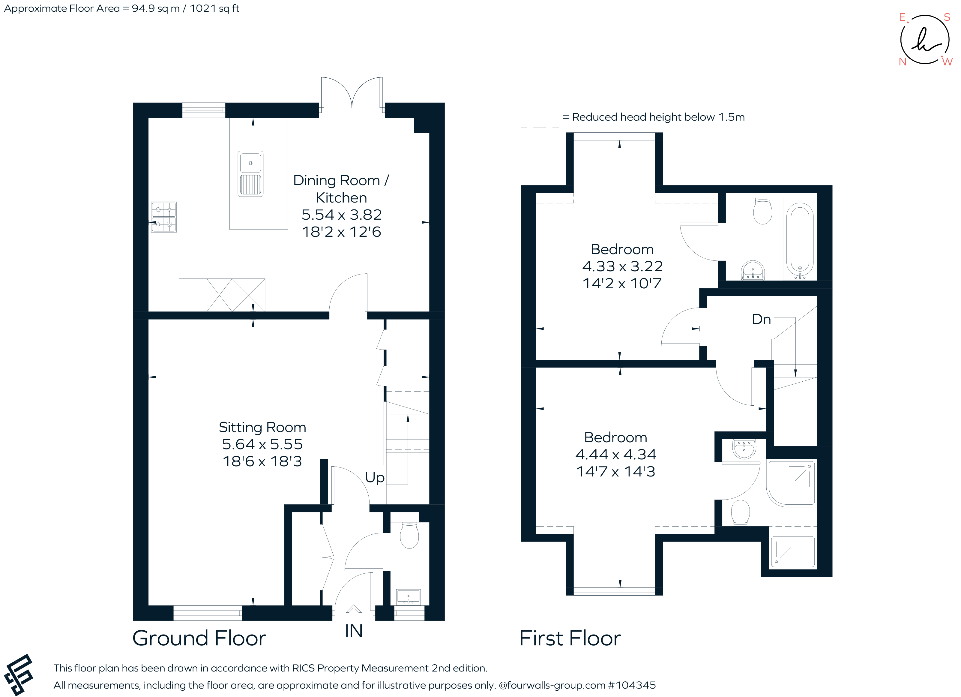 Plot 1, Millstream Mews, West End, Witney floorplan