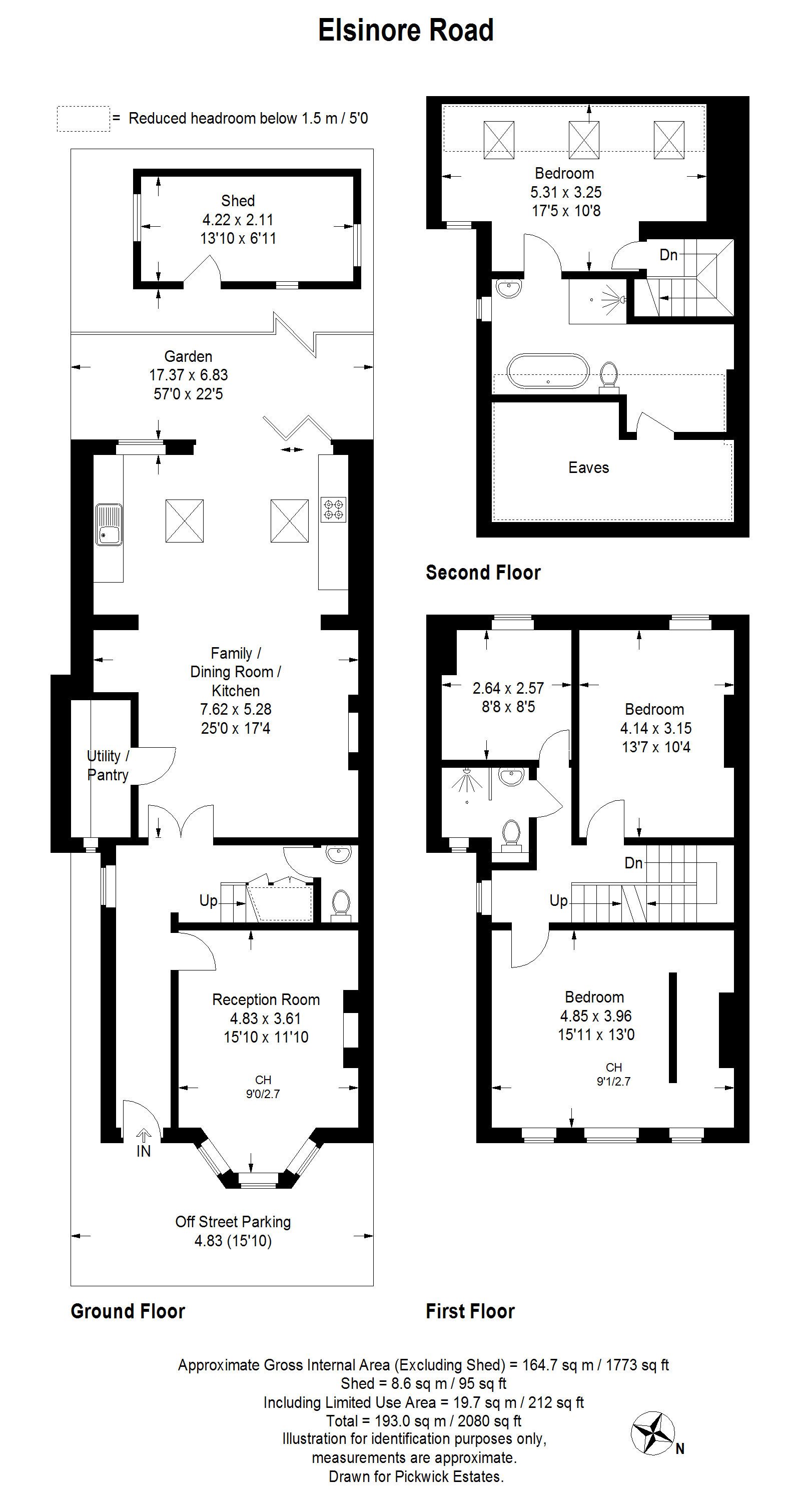 36, Elsinore Road, London floorplan