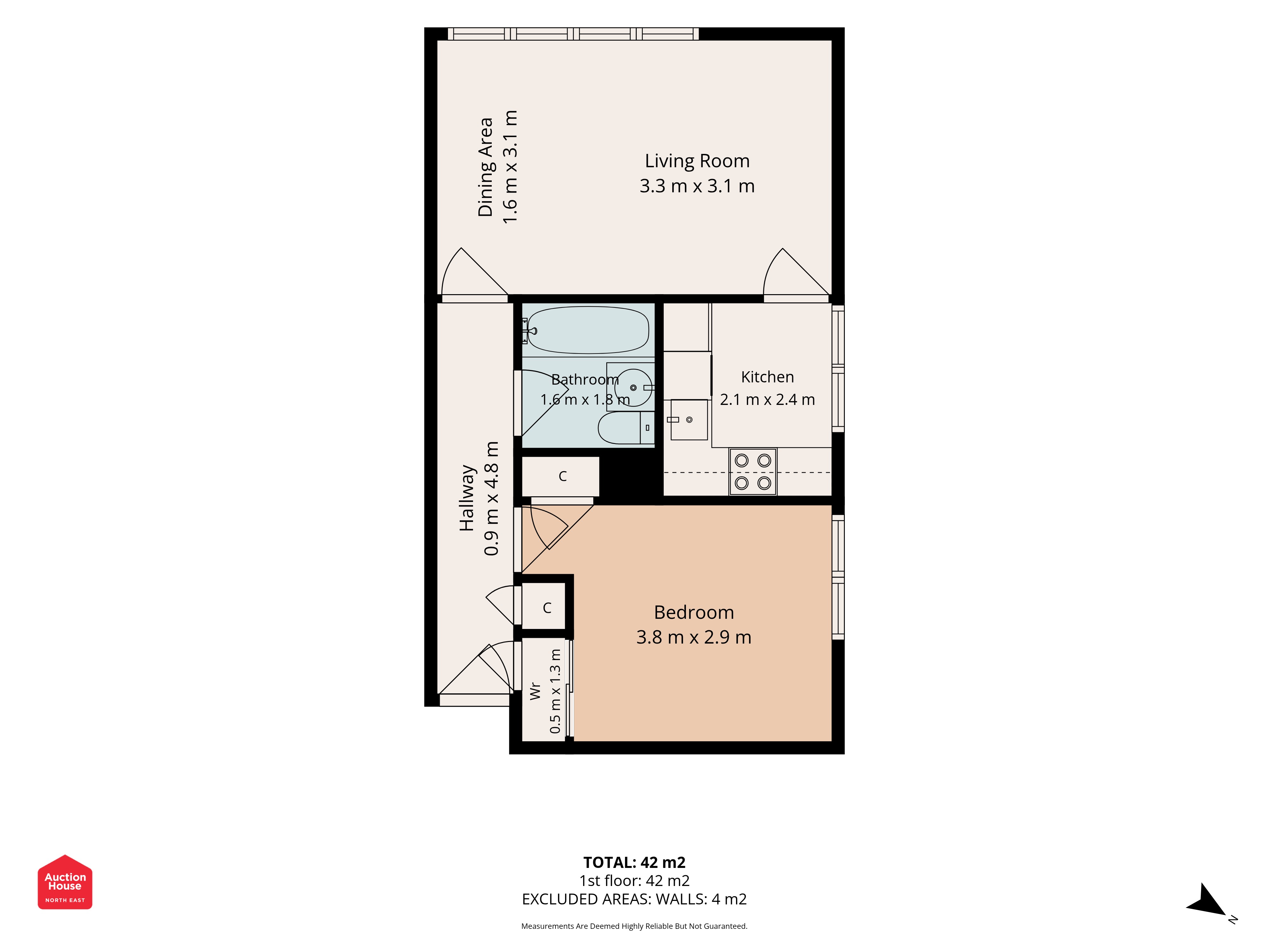 14, St. Just Place, Tyne and Wear floorplan
