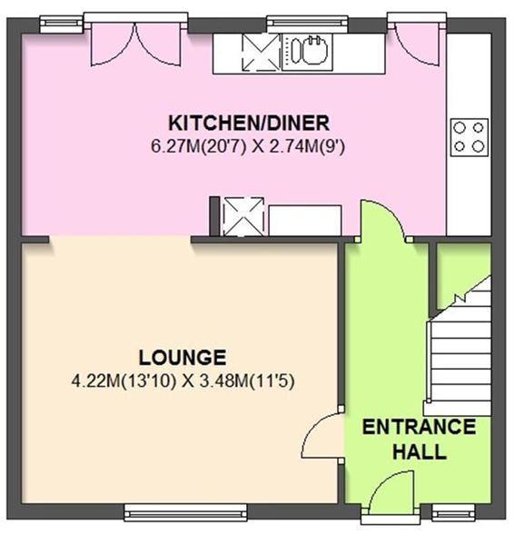 3 Bedrooms Terraced house to rent in Oxford Road, Canterbury CT1