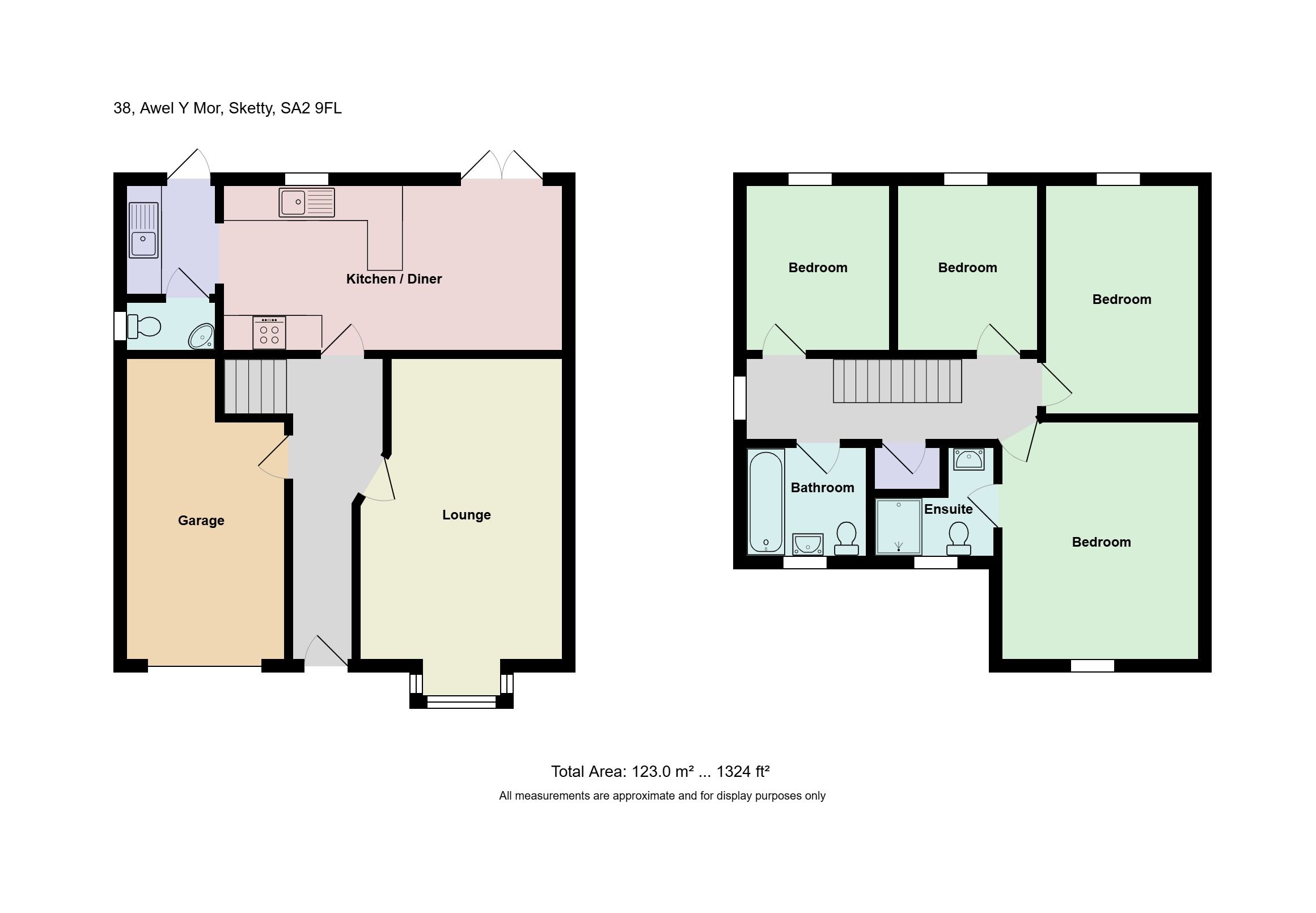 38 Awel Y Mor, Swansea floorplan