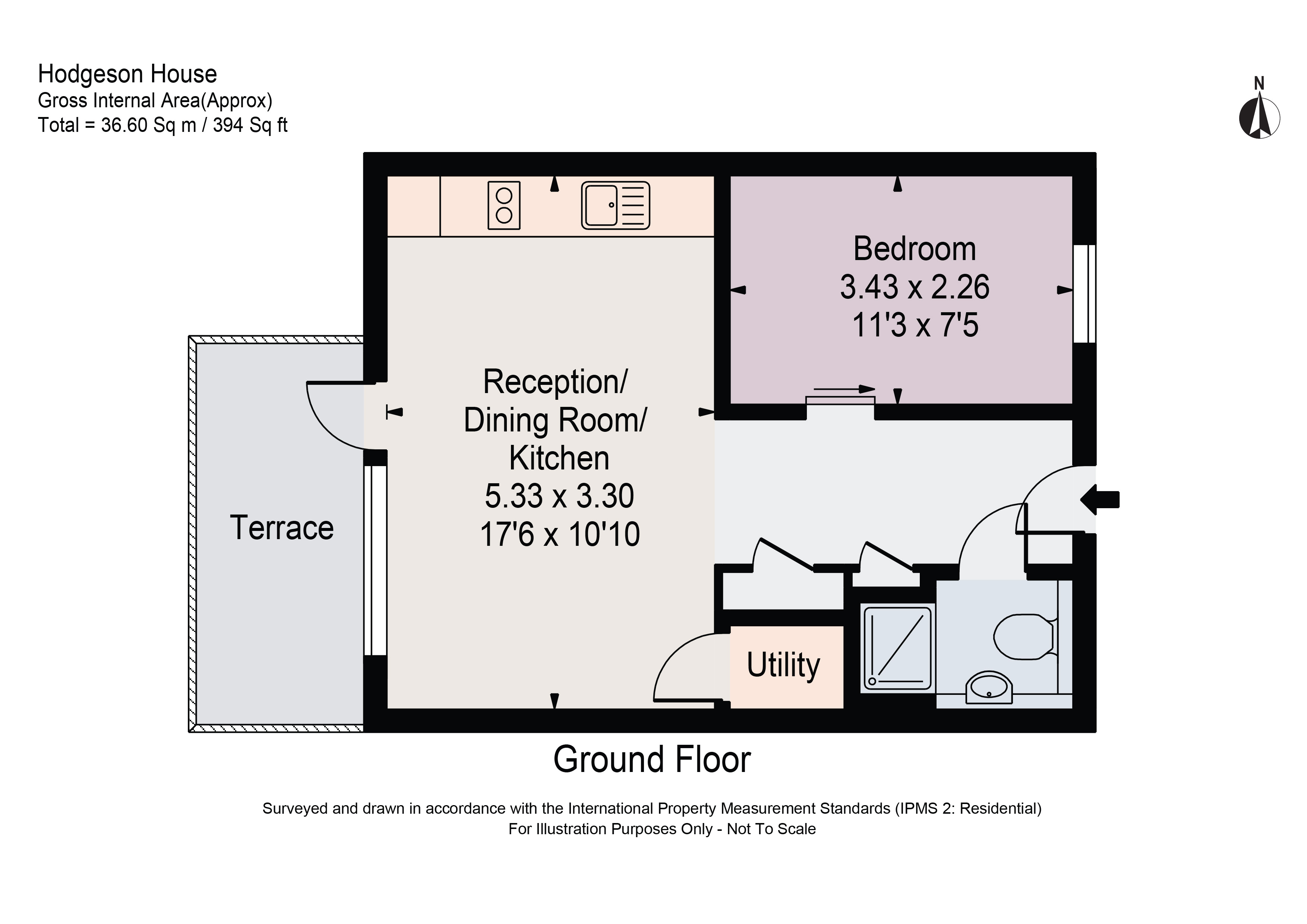 Flat G12, Hodgeson House, 26, Christian Street, London floorplan