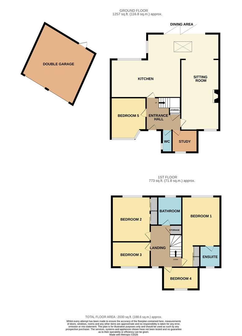 2, Birch Close, Lowestoft floorplan