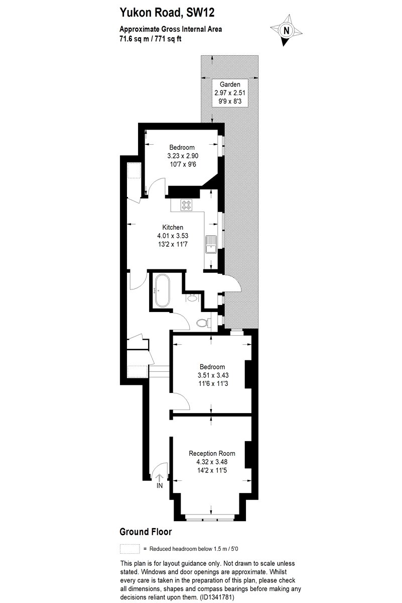 44, Yukon Road, London floorplan