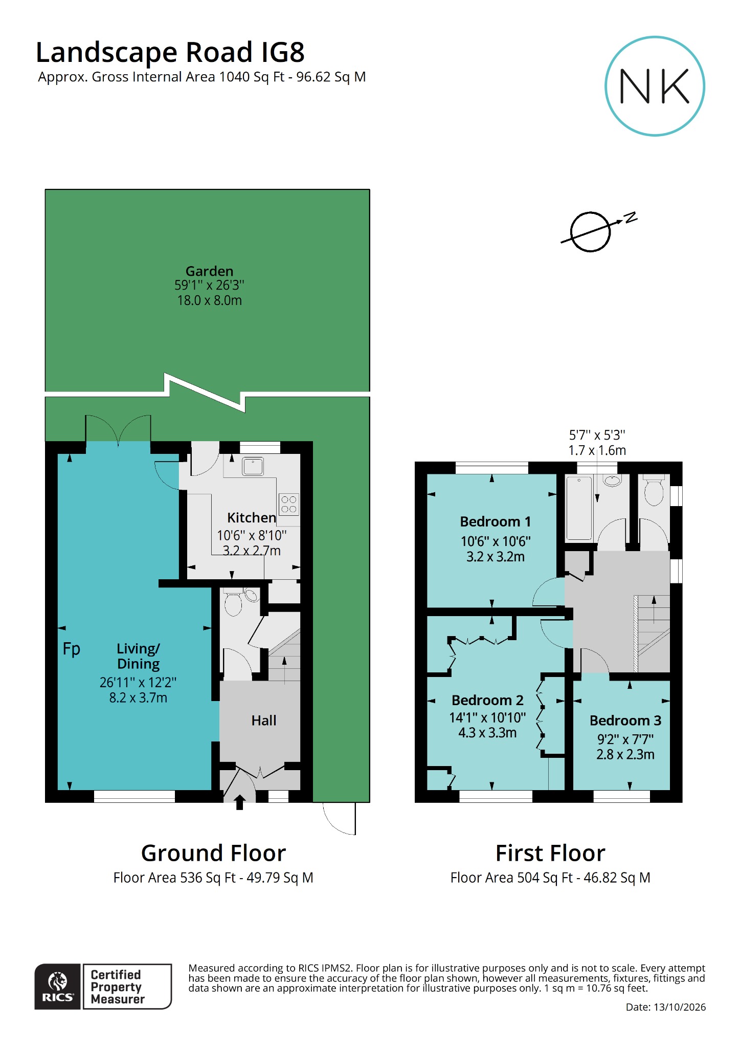 Woodford Green, Greater London floorplan