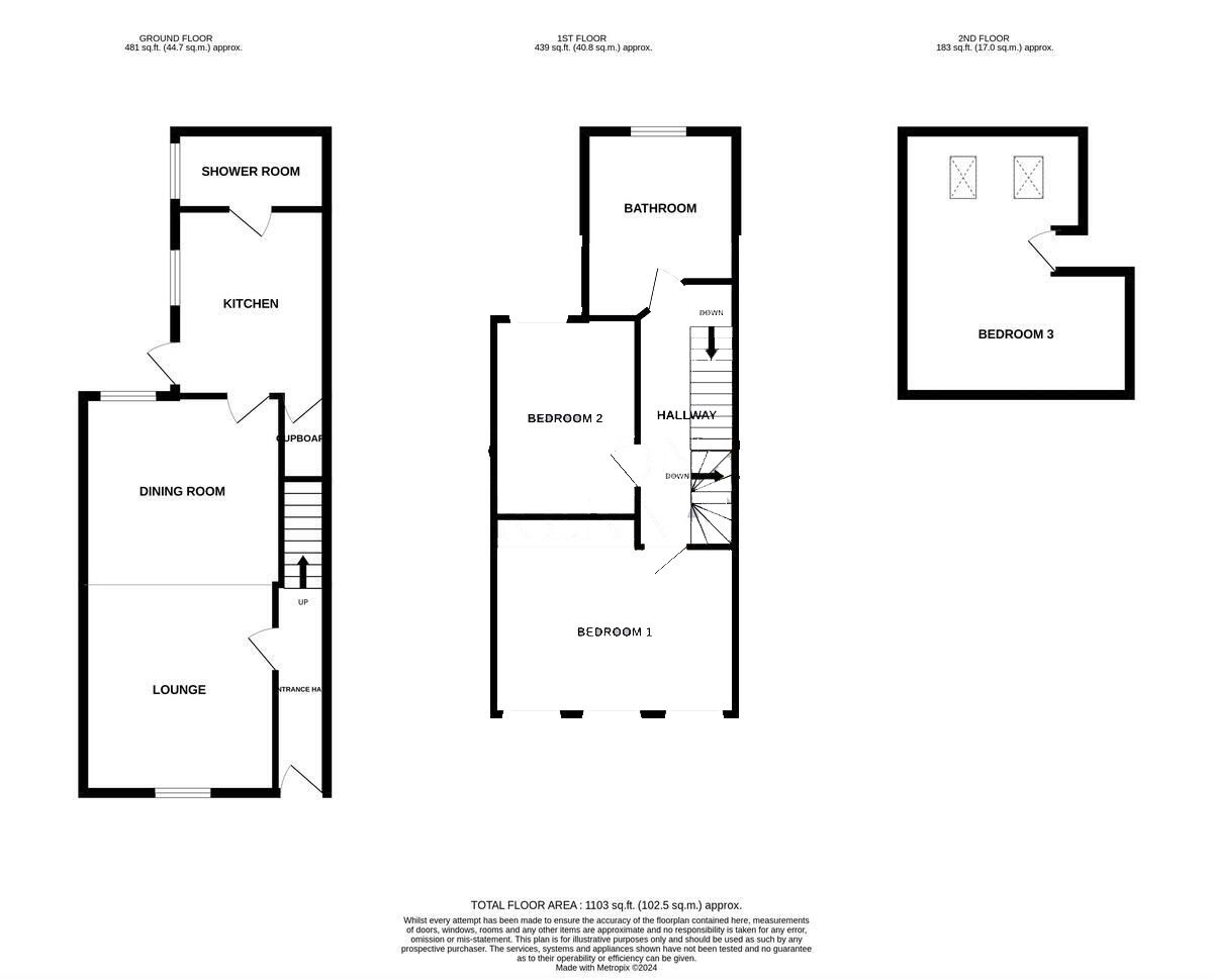 136, Fairfax Drive, Southend-on-sea floorplan