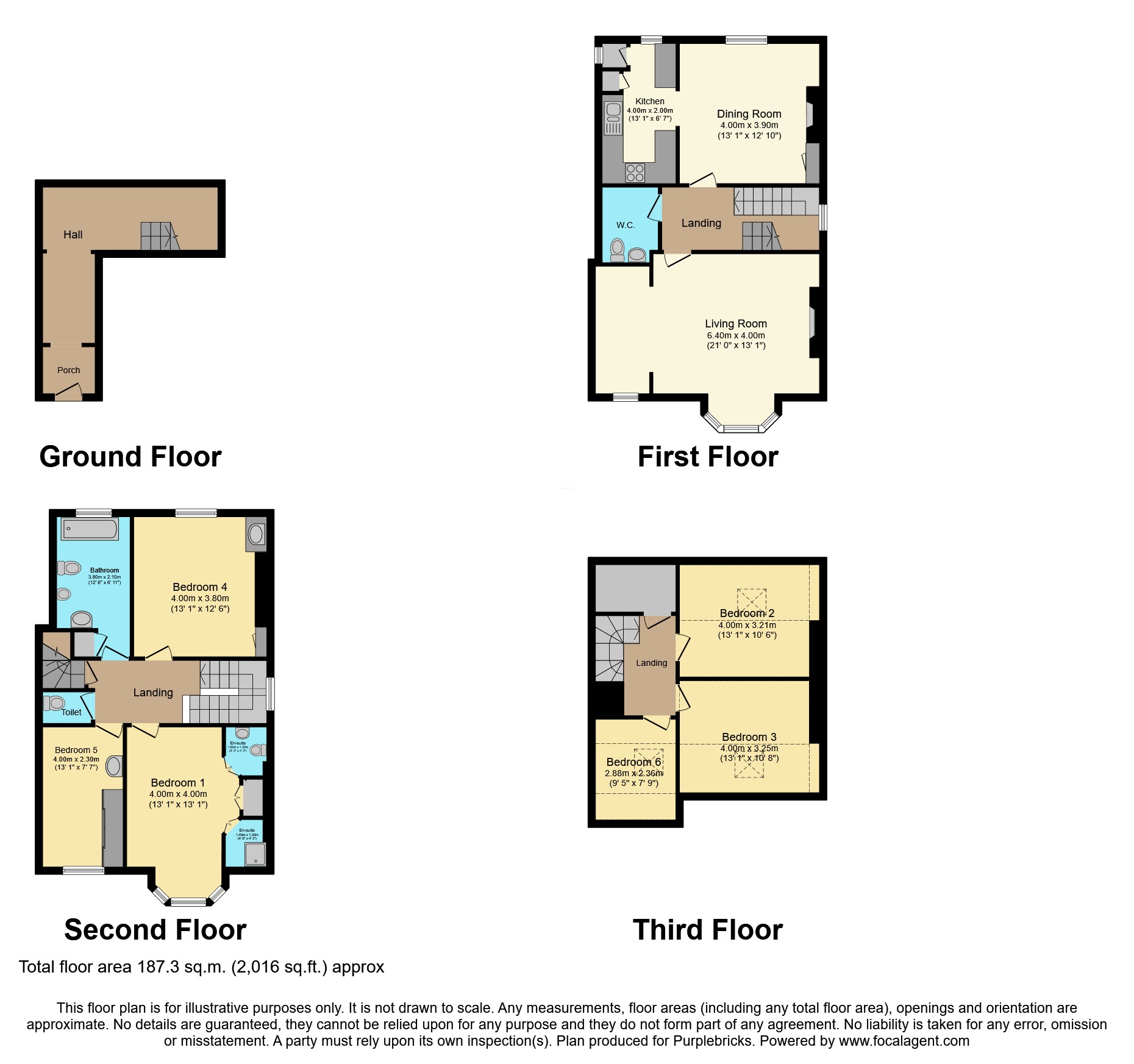 42A, Belle Vue Street, Filey floorplan